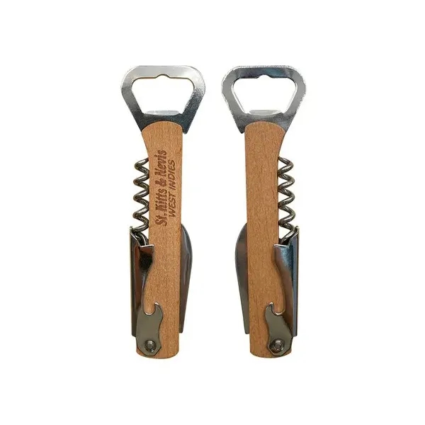 Wooden Bottle Opener & Wine Corkscrew 2