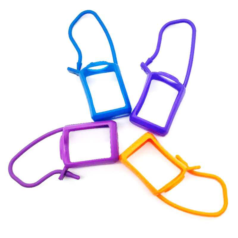 Hand Sanitizer Gel with Silicone Holder, 0.5 oz. 5