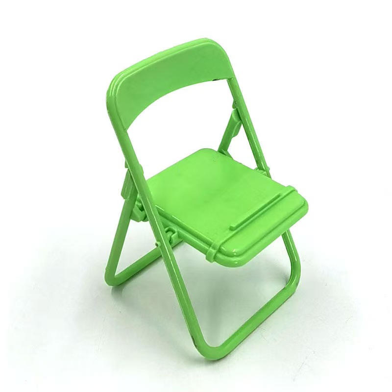 Mini Folding Chair Cell Phone Stand Desktop 4