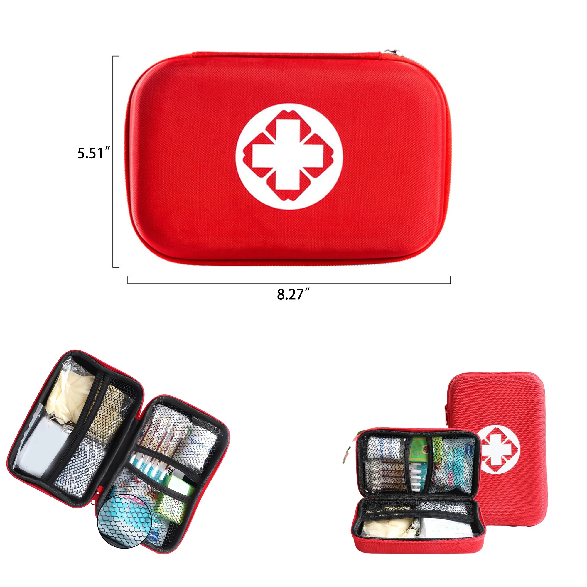 MOQ 100 EVA Hardcase First Aid Kit Empty Bag 3