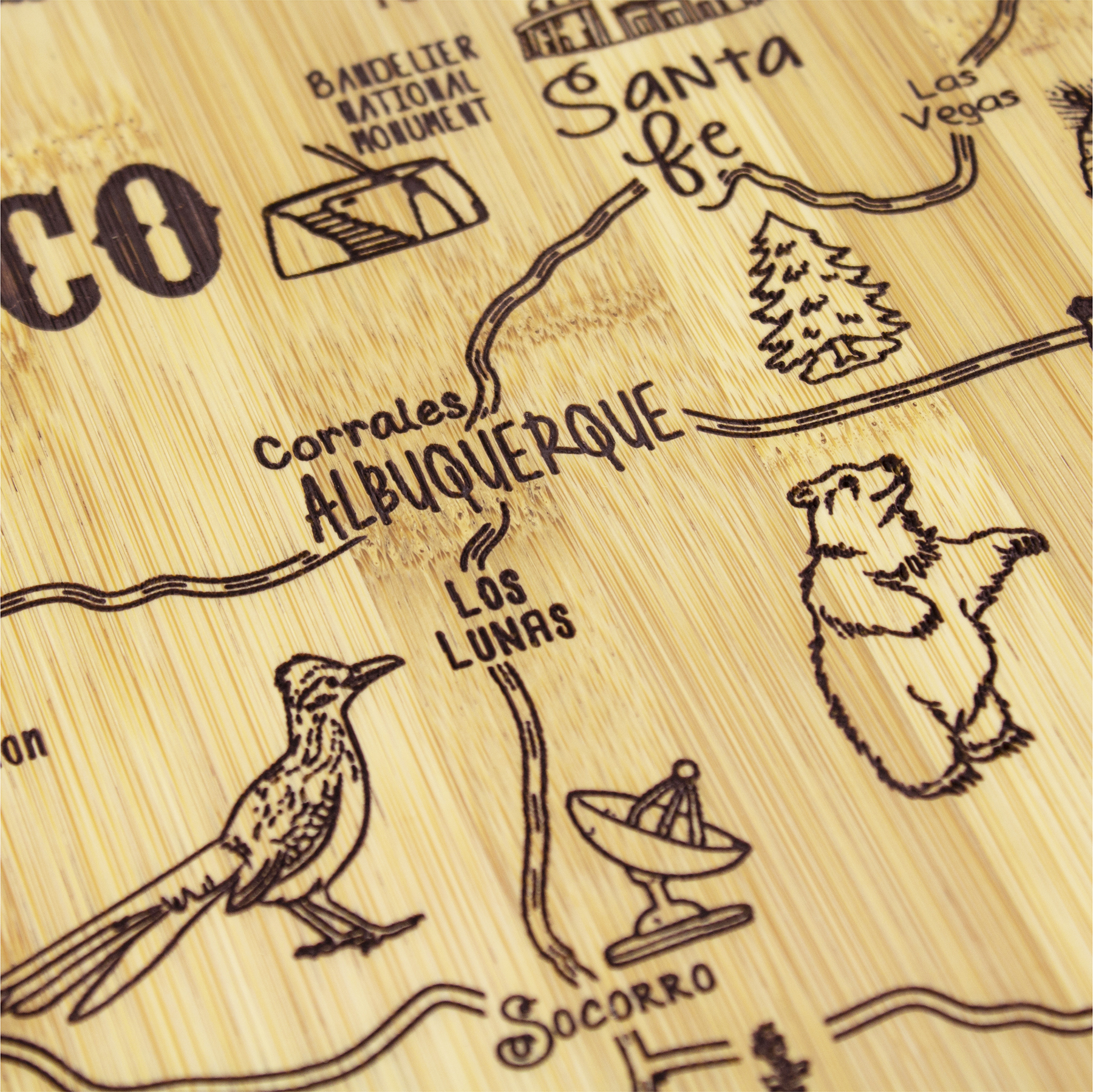 Destination New Mexico Cutting & Serving Board 9