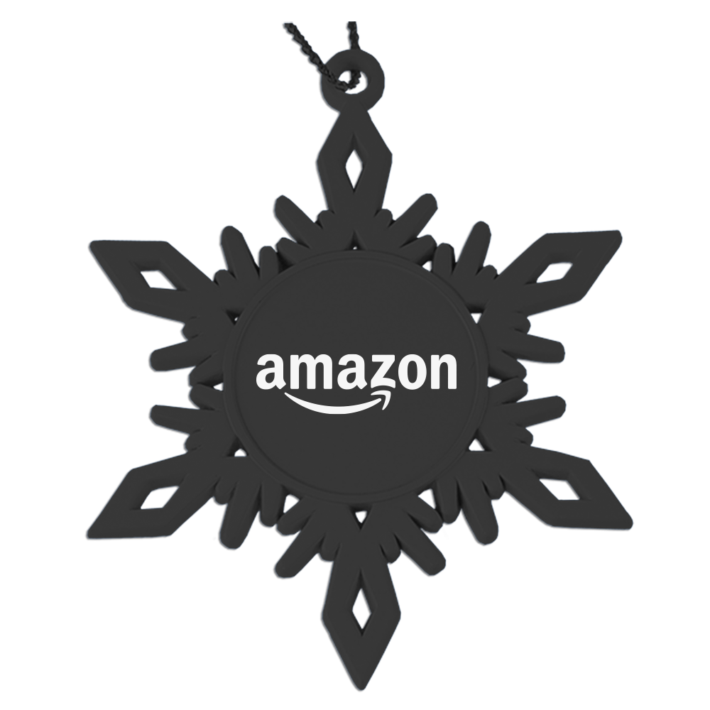 Pewter Finish Snowflake Ornament 2