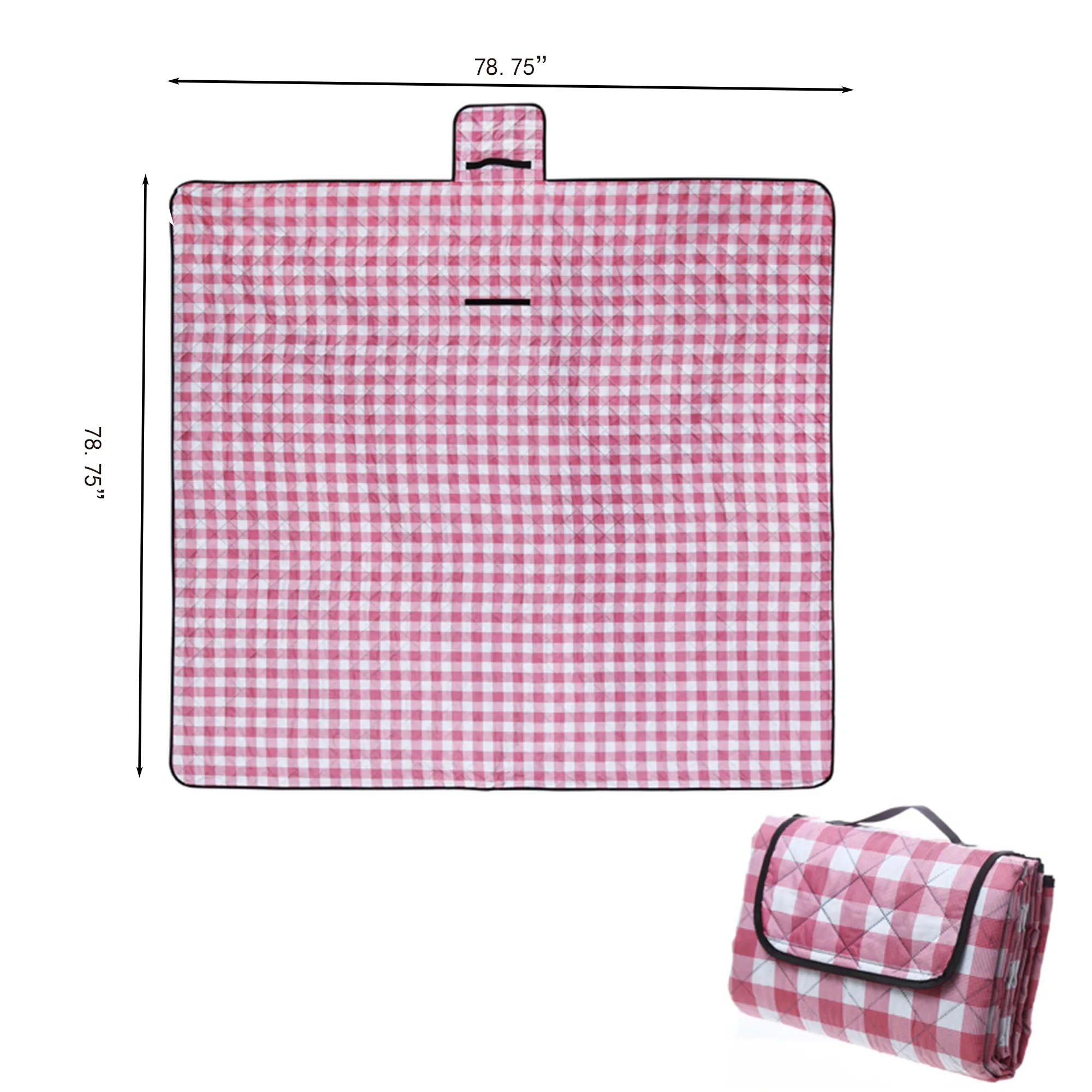 78.8" Printed Picnic Blanket 3