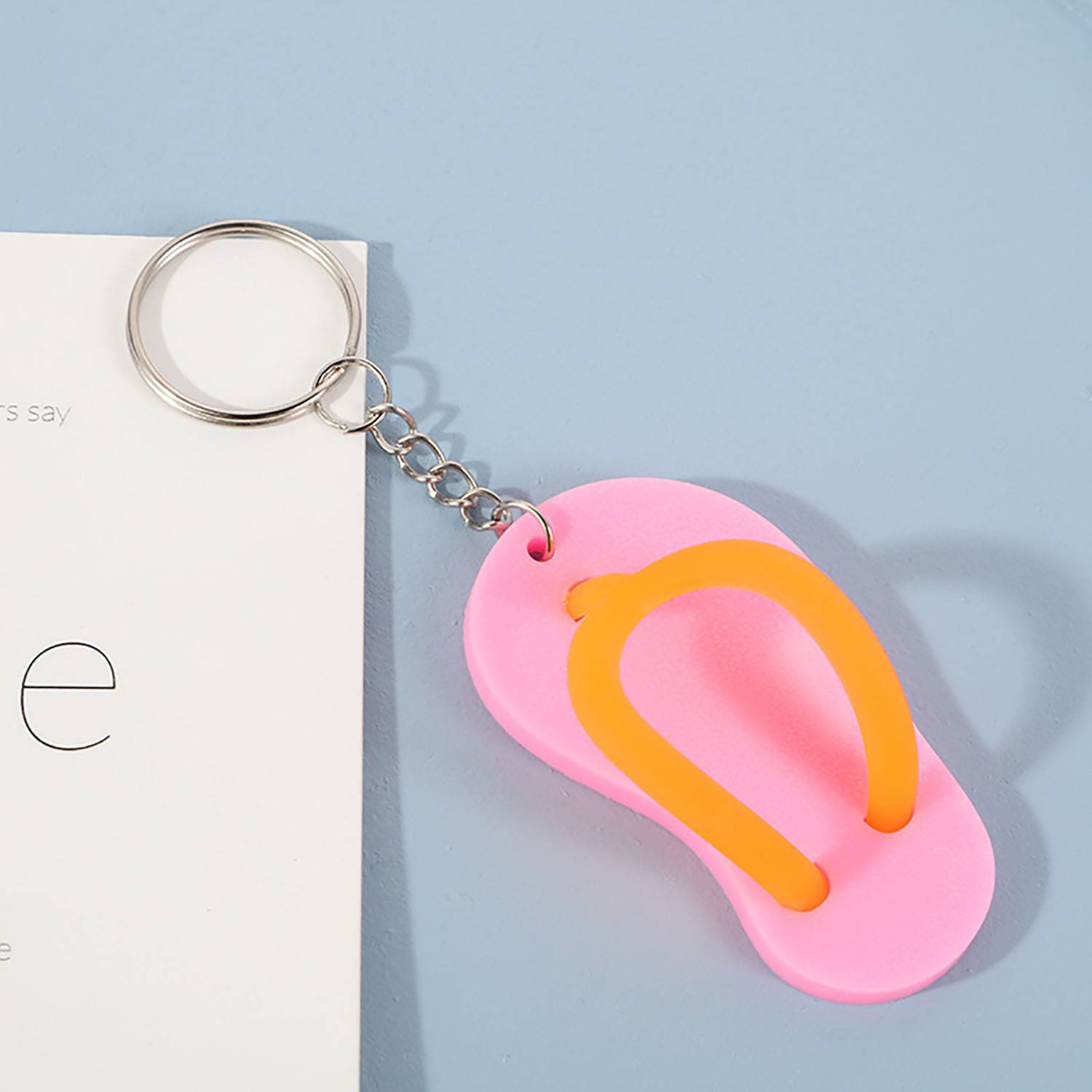Slippers Key Chain Beach Charms Summer Gifts 9