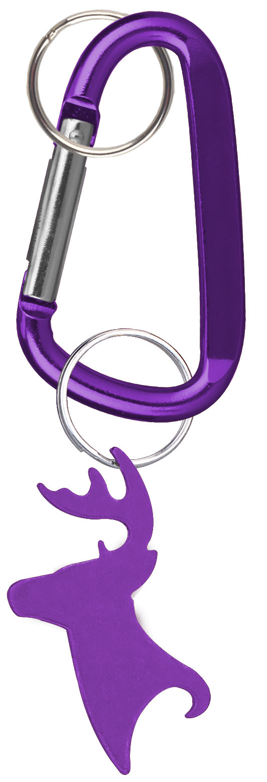 Big Buck Shaped Bottle Opener Key Holder and Carabiner 5