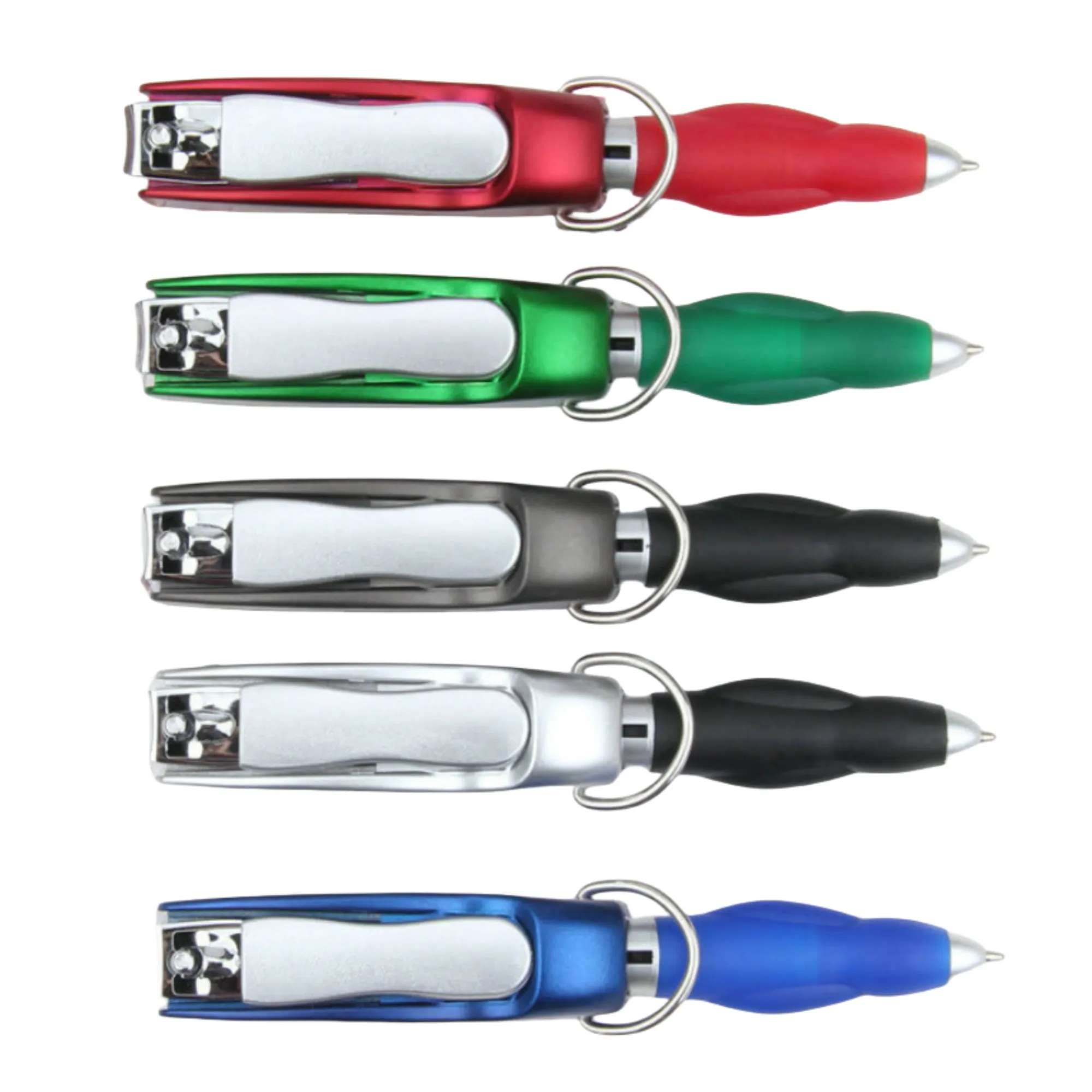 Creative Multifunction Folded Nail Clippers Ballpoint Pen 3