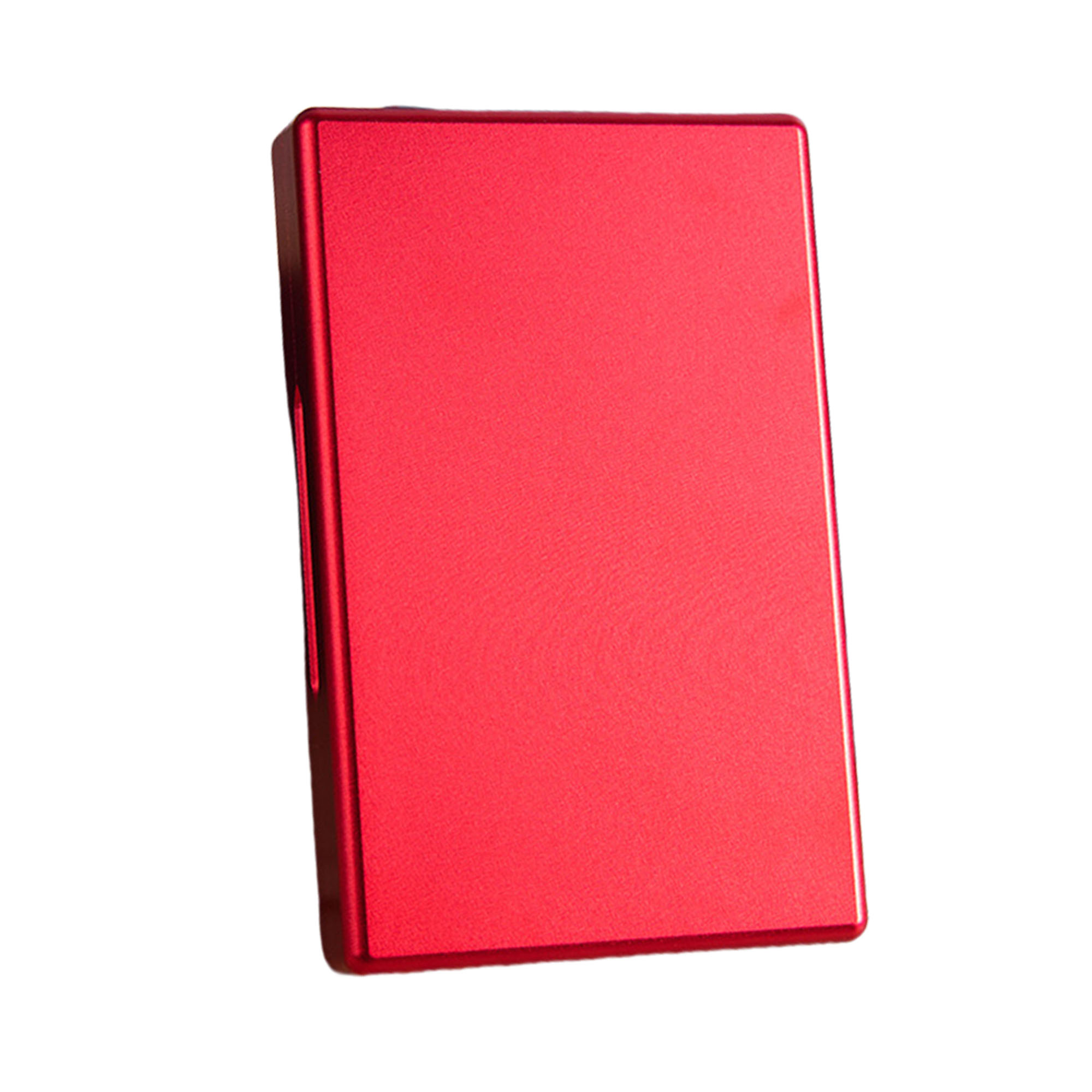 Aluminum Alloy Brushed Metal Cigarette Case with Magnetic Closure 6