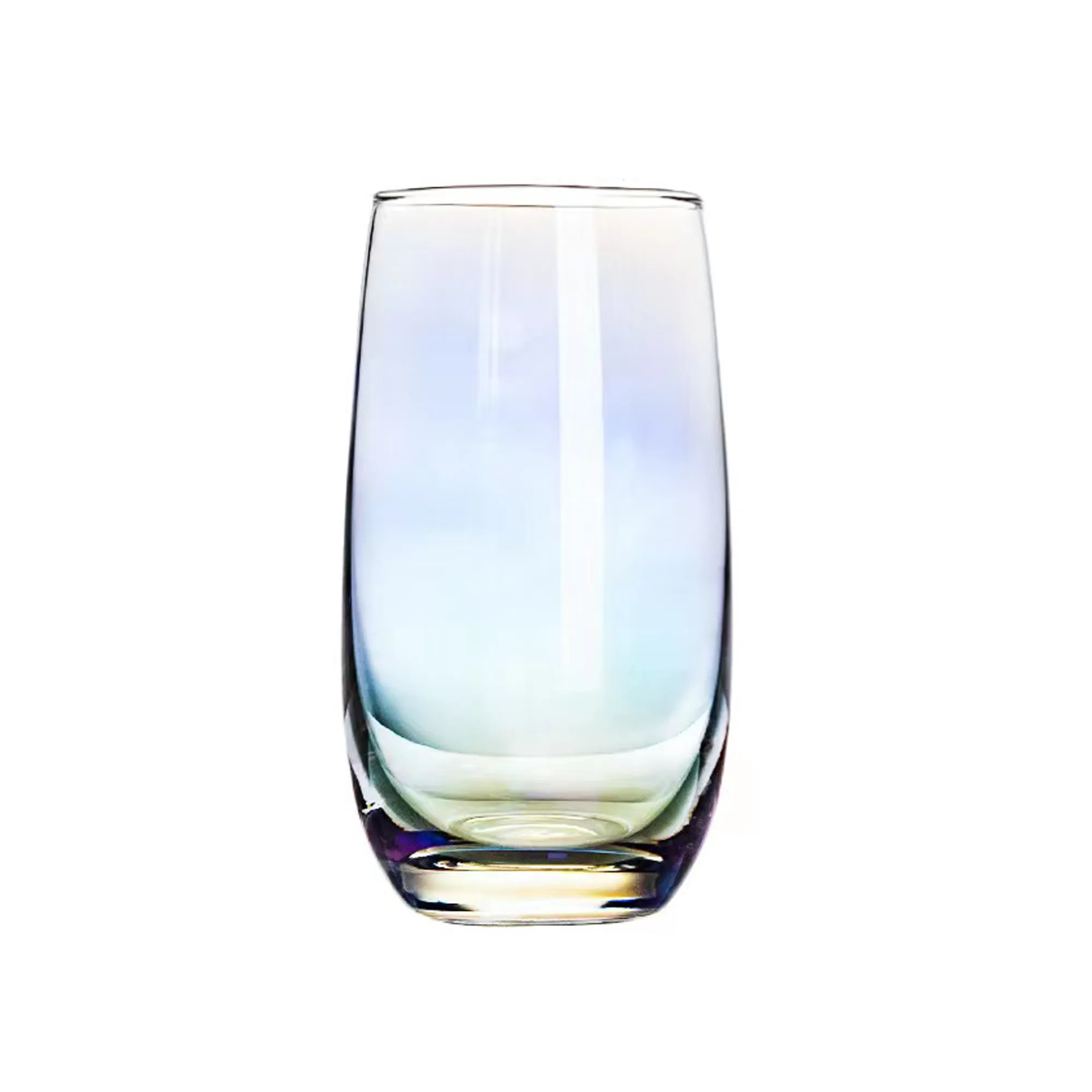Custom 13 Oz. Electroplated Colorful Egg-shaped Glass Cup 2