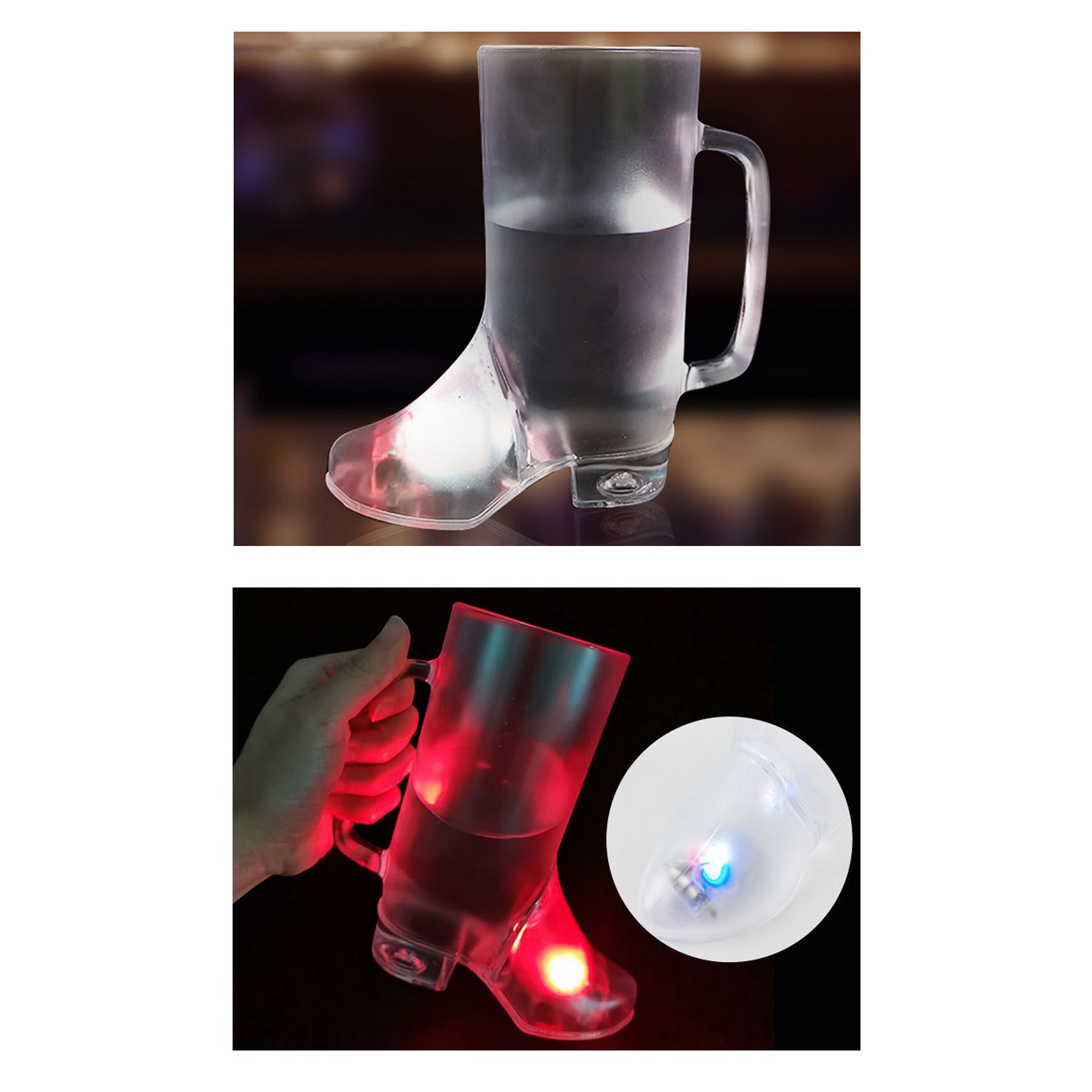 16oz Luminous Boot Cup Beer Mug 2
