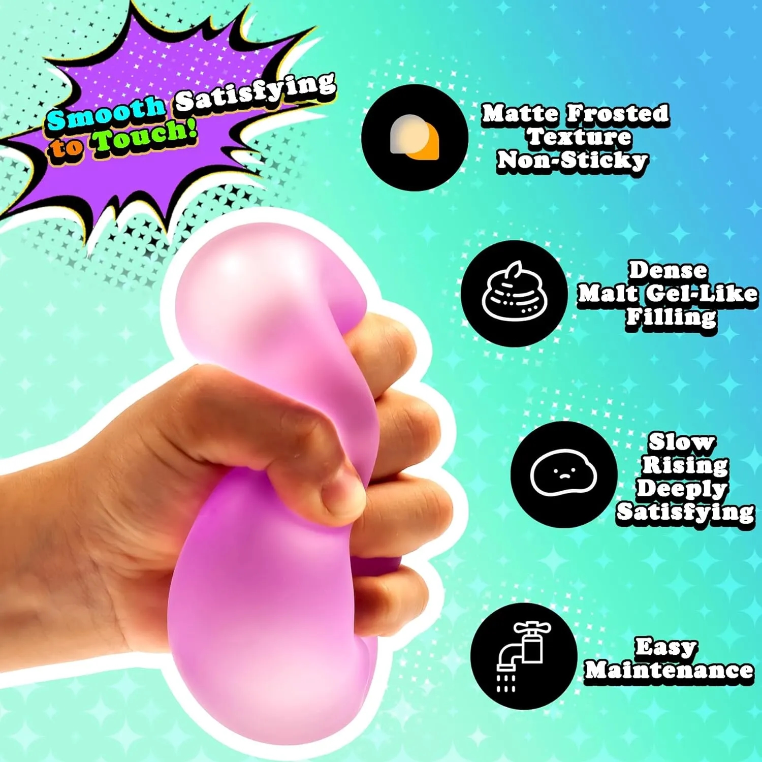 Square Pop Fidget Stress Relief Ball 2