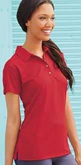 Embroidered Jerzees 441W Ladies' Cotton Pique Sport Shirt 1