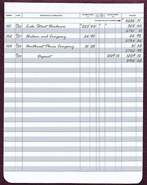 Registers for Secretary Deskbook Checks 2