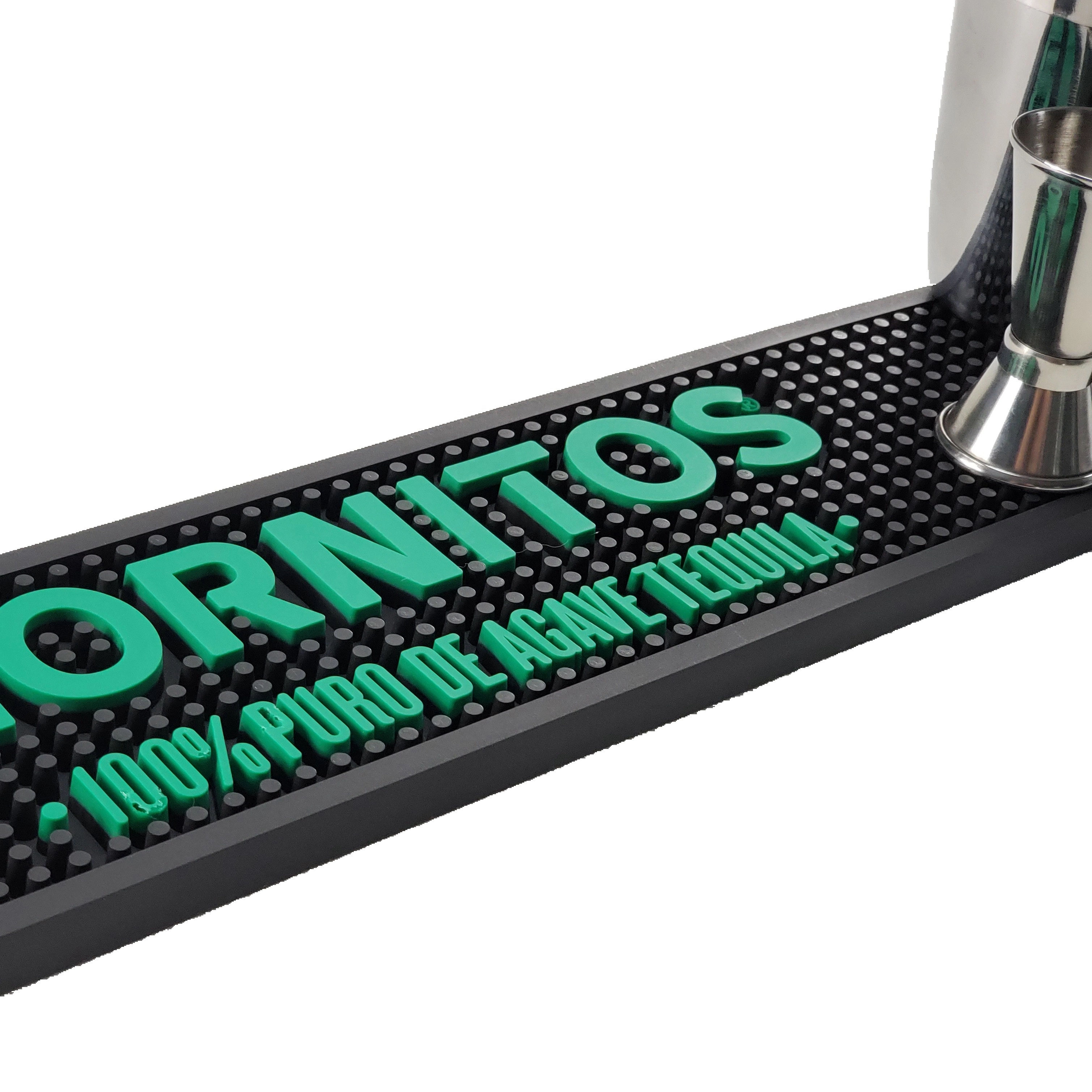 PVC/Rubber 3D Heavy-Duty Bar Mat 21''x3 1/2'' 3