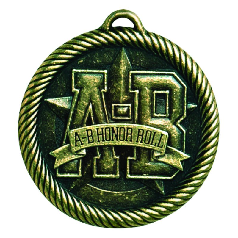 "A-B" Honor Roll Value Medal 1
