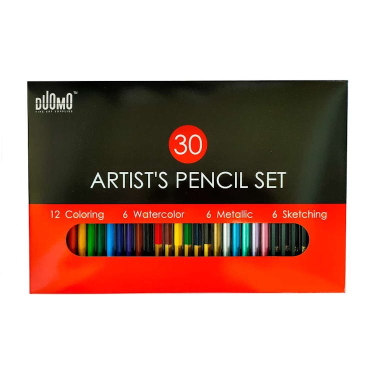 Colored Pencil Sets - 30 Pencils in 4 Mediums 2