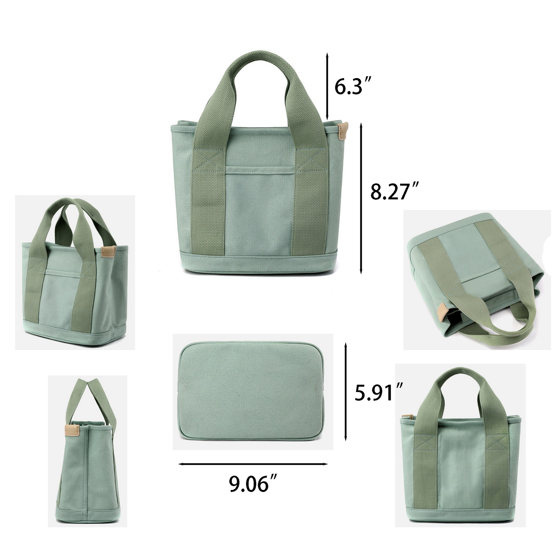 Niche Hand-Held Canvas Tote Bags, custom tote bag with logo imprint 3