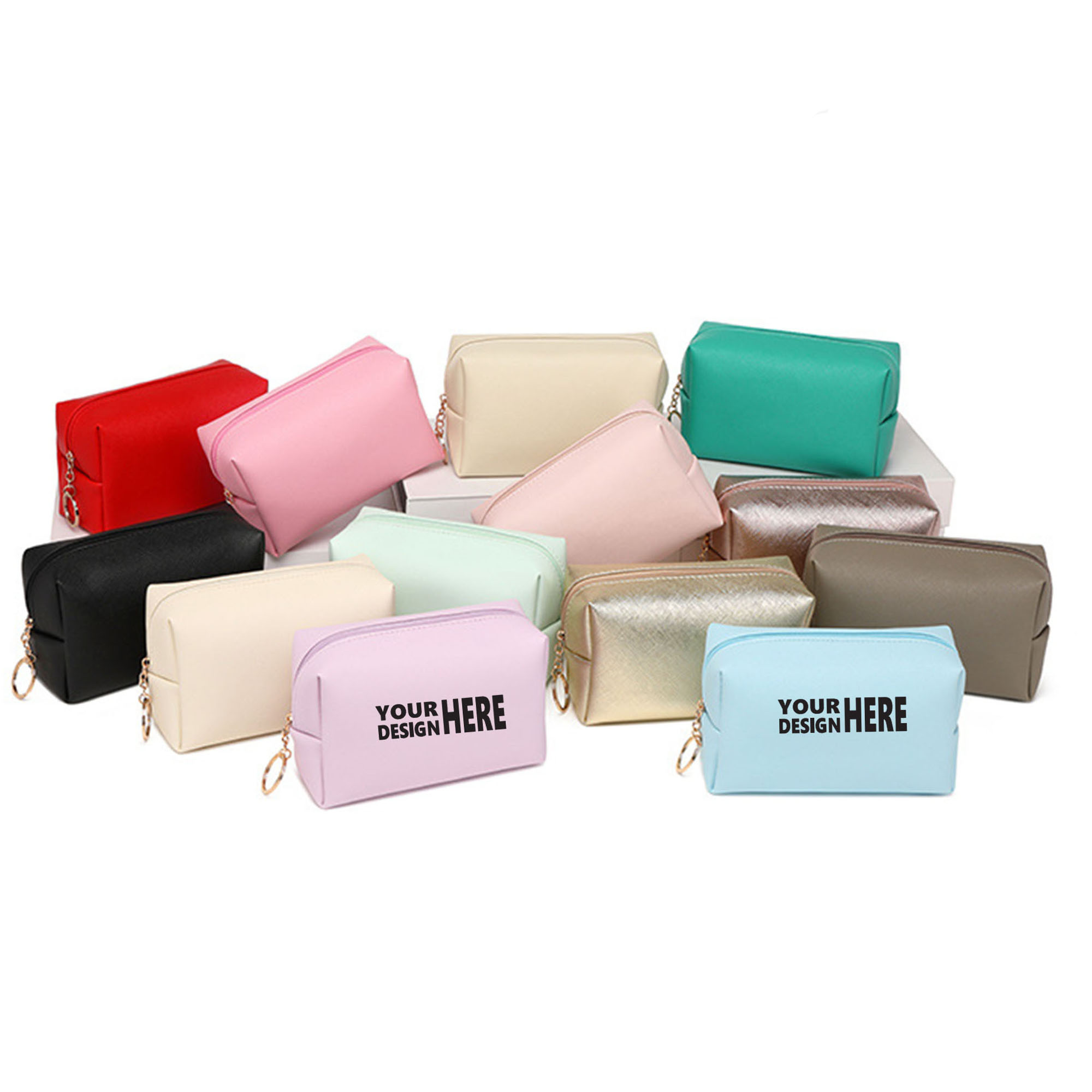 Durable Portable PU Makeup Bag 2