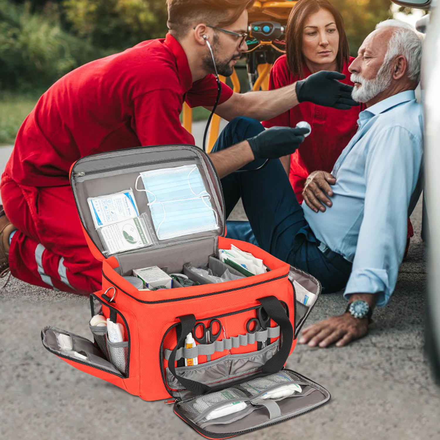 Large-Capacity Portable Outdoor Medical First-Aid Kit 3