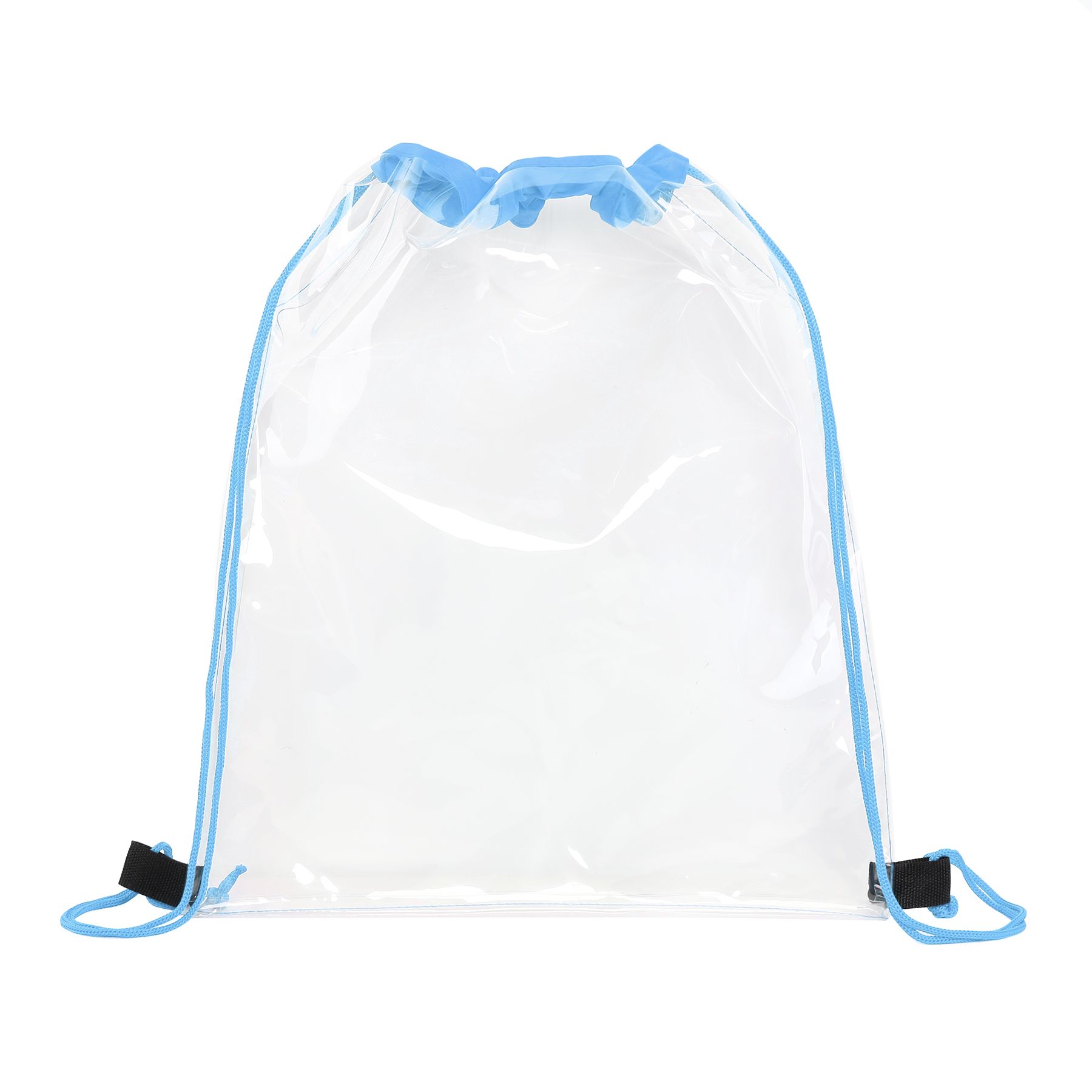 Large Clear Water-Resistant Stadium Drawstring Backpack 4