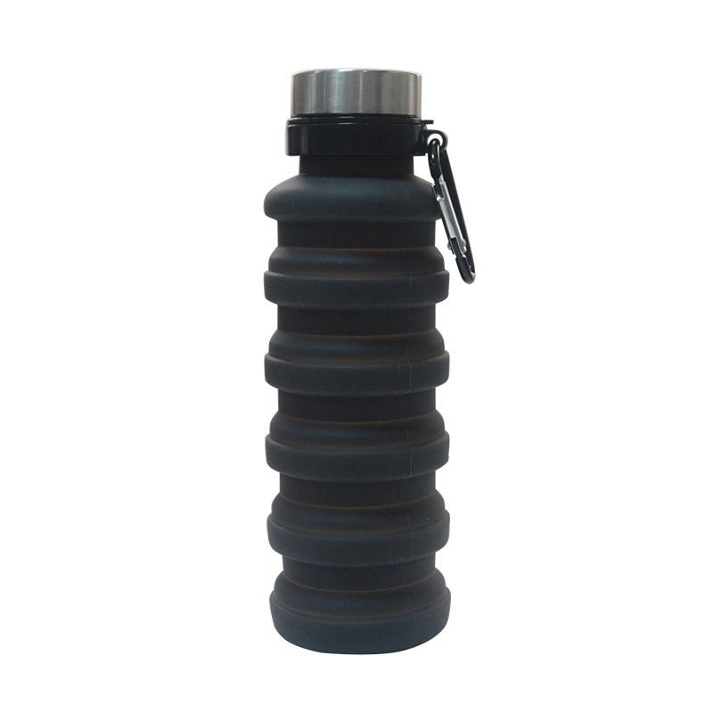 18 oz Silicone Bottle With Key Chain 10