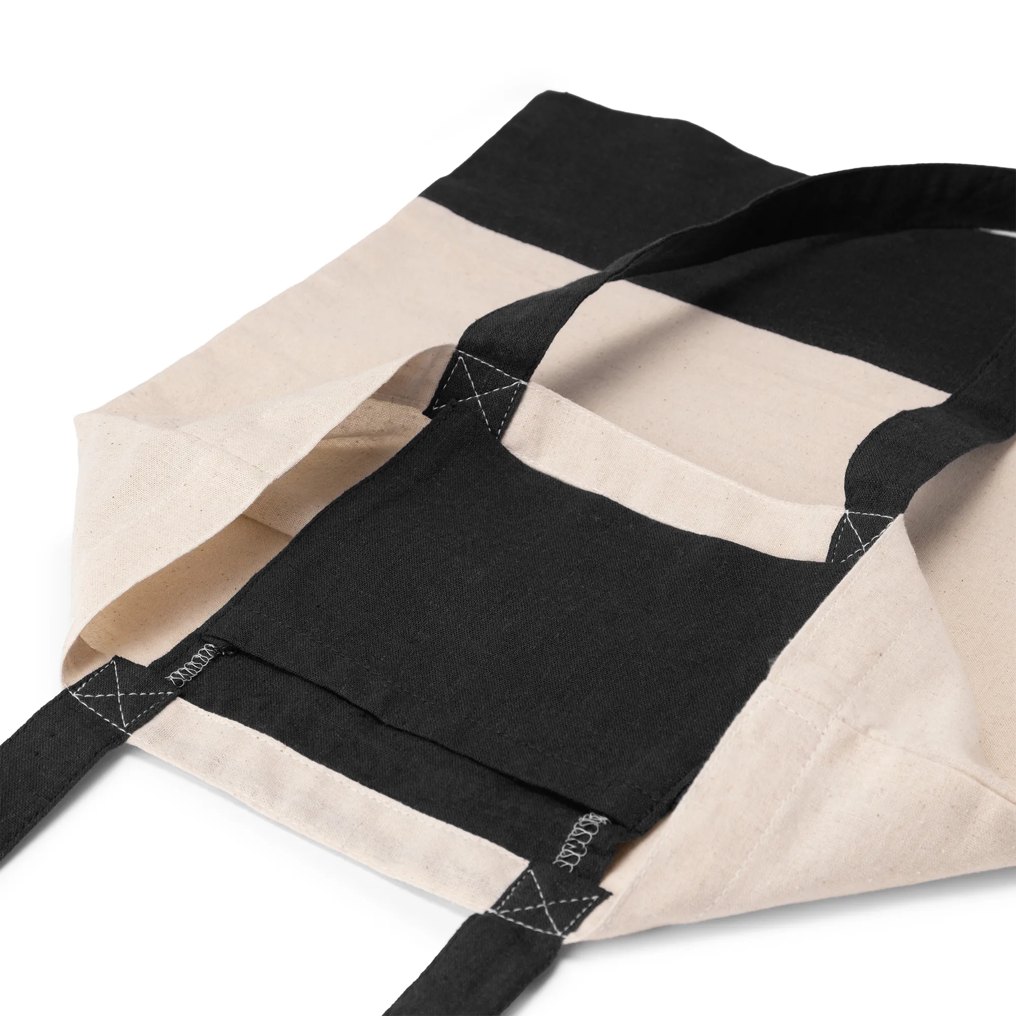 Recycled DuoTone Shopper Tote, custom tote bag with logo imprint 4