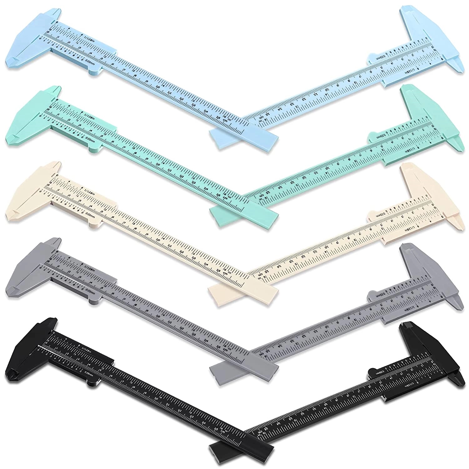 Plastic Vernier Caliper Gauge Measuring Tool 2