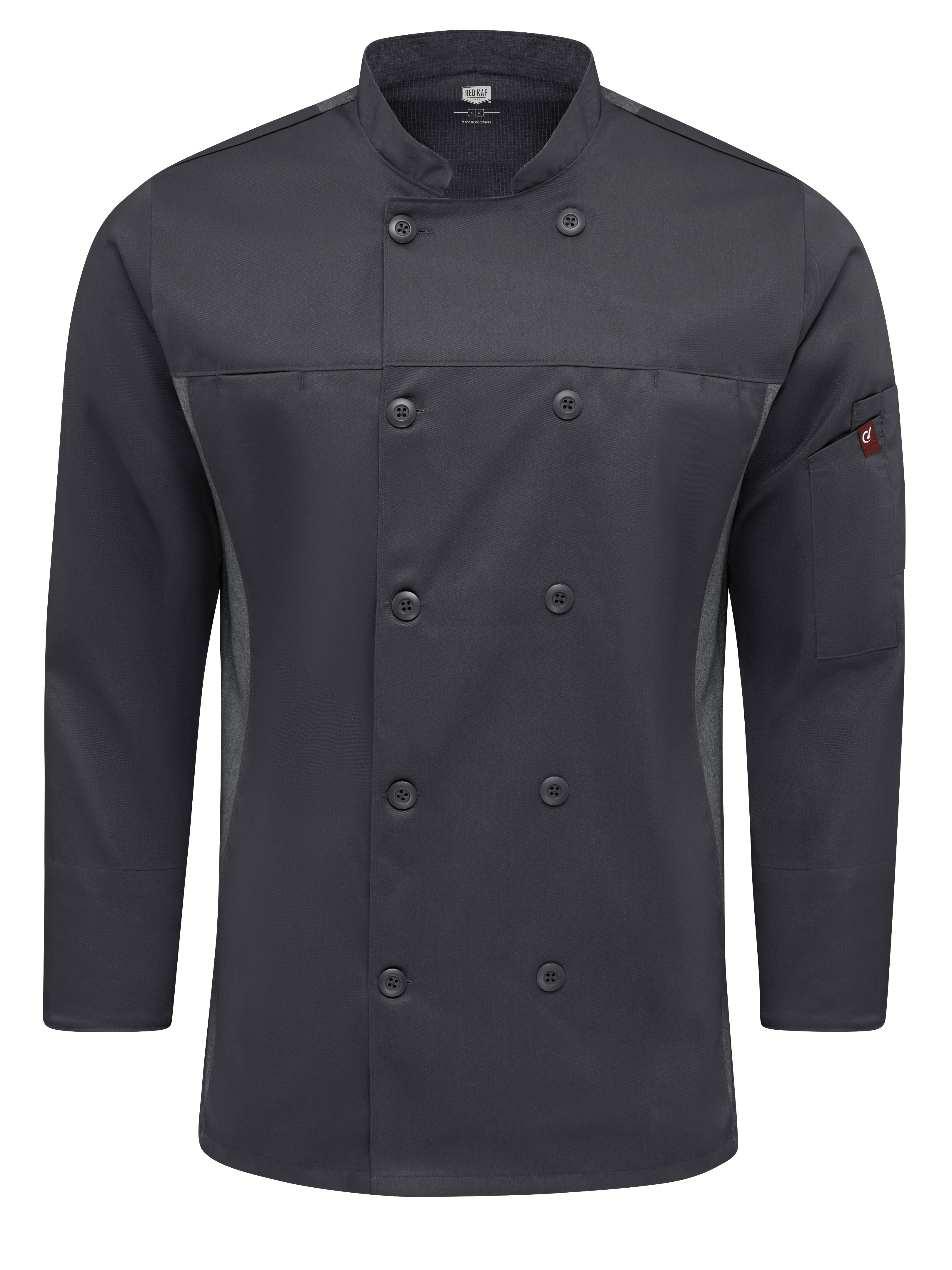 Red Kap® Men's Deluxe Airflow Chef Coat 3