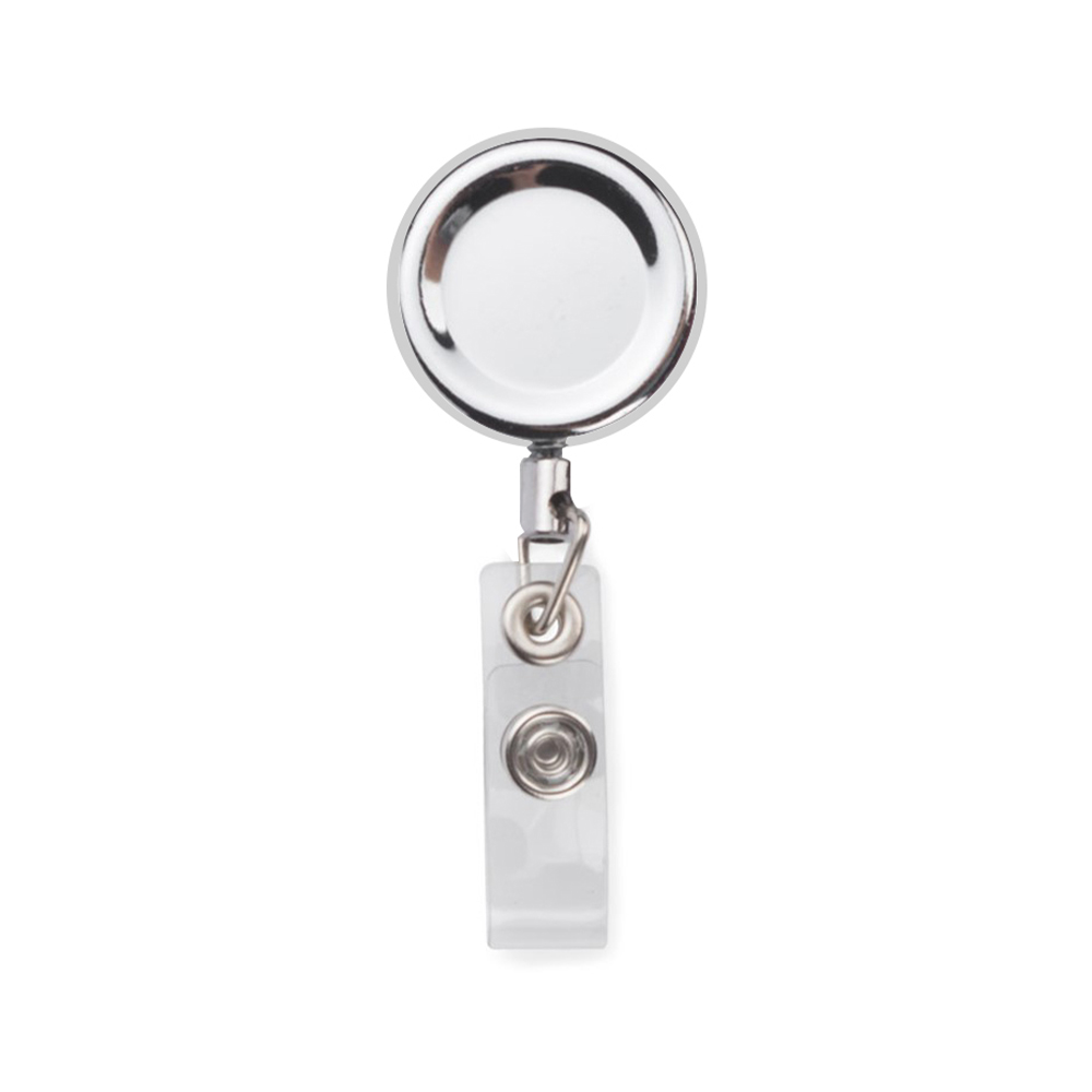 Premium Retractable Metal Round Badge Holder 7