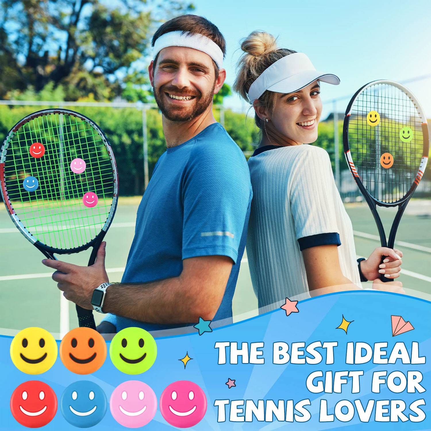 Silicone Tennis Racket Vibration Dampeners 9