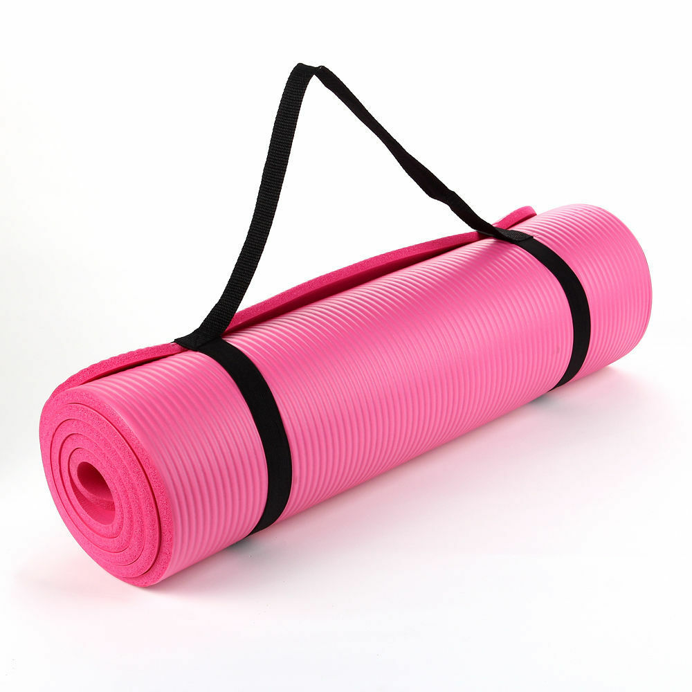 15MM Yoga Mat Non-slip Exercise Mat Pilates Training Thick Cushion Gym Fitness 1