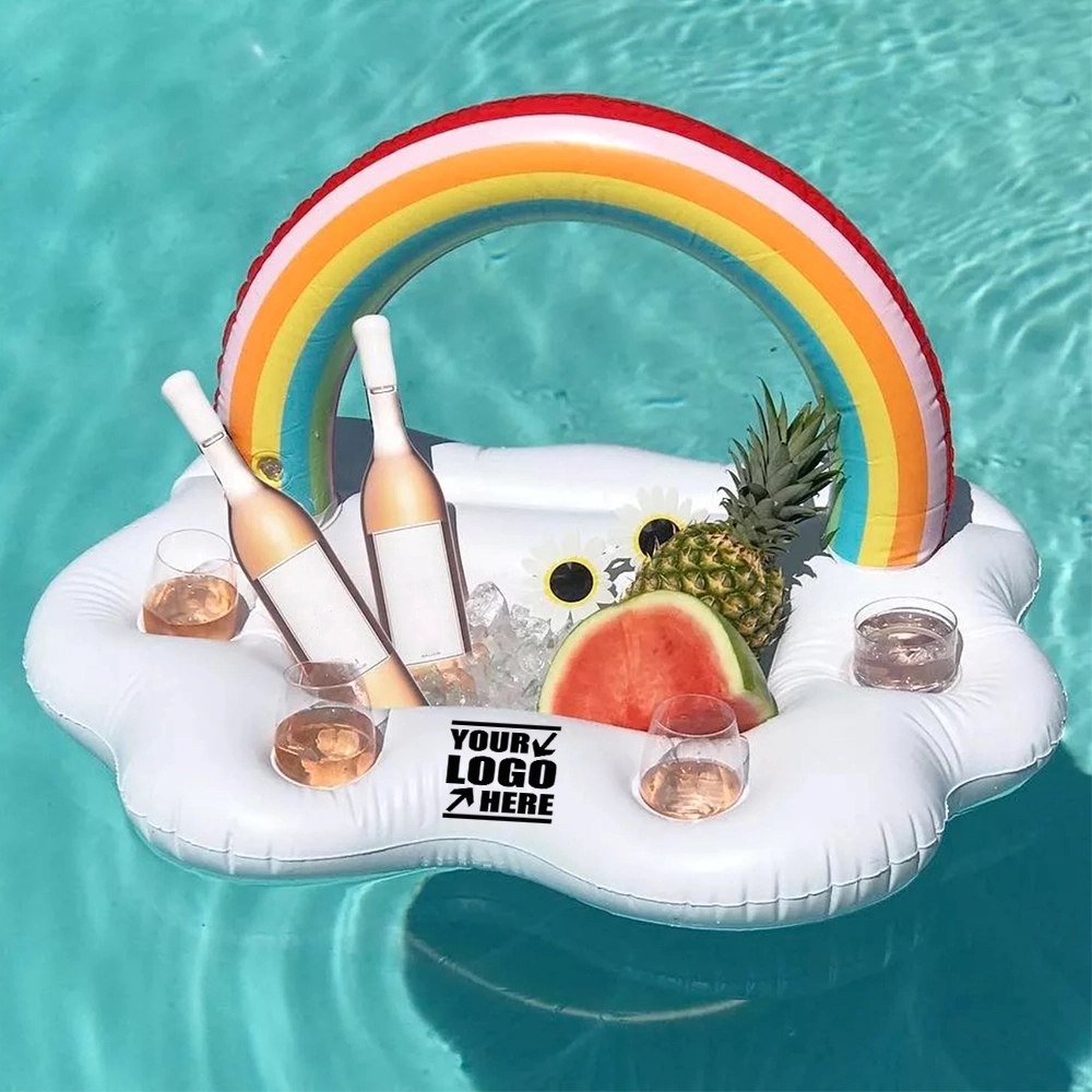 Rainbow Floating Drink Holder Serving Bar 2