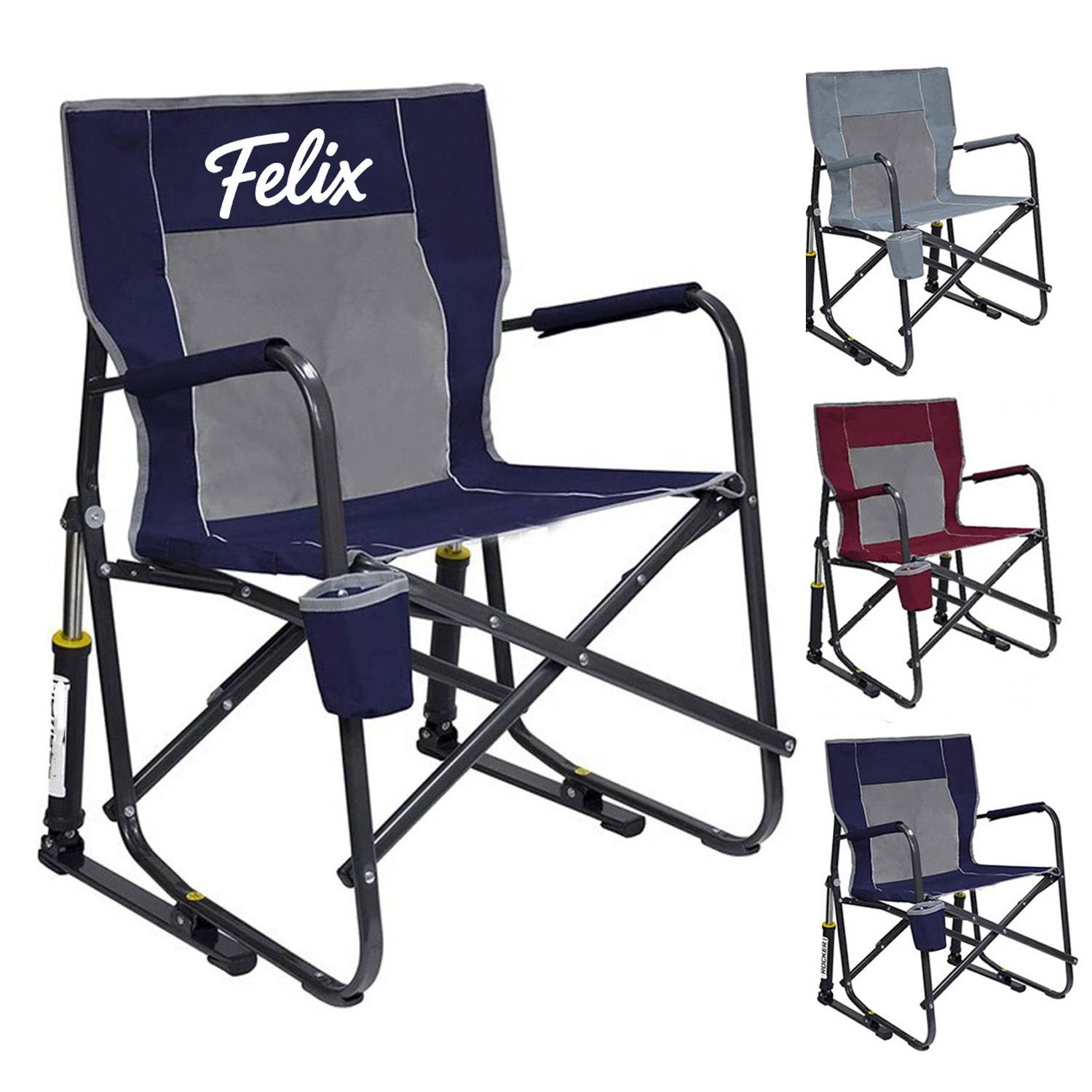 Portable Foldable Steel Camping Chair for Outdoor Fishing 4