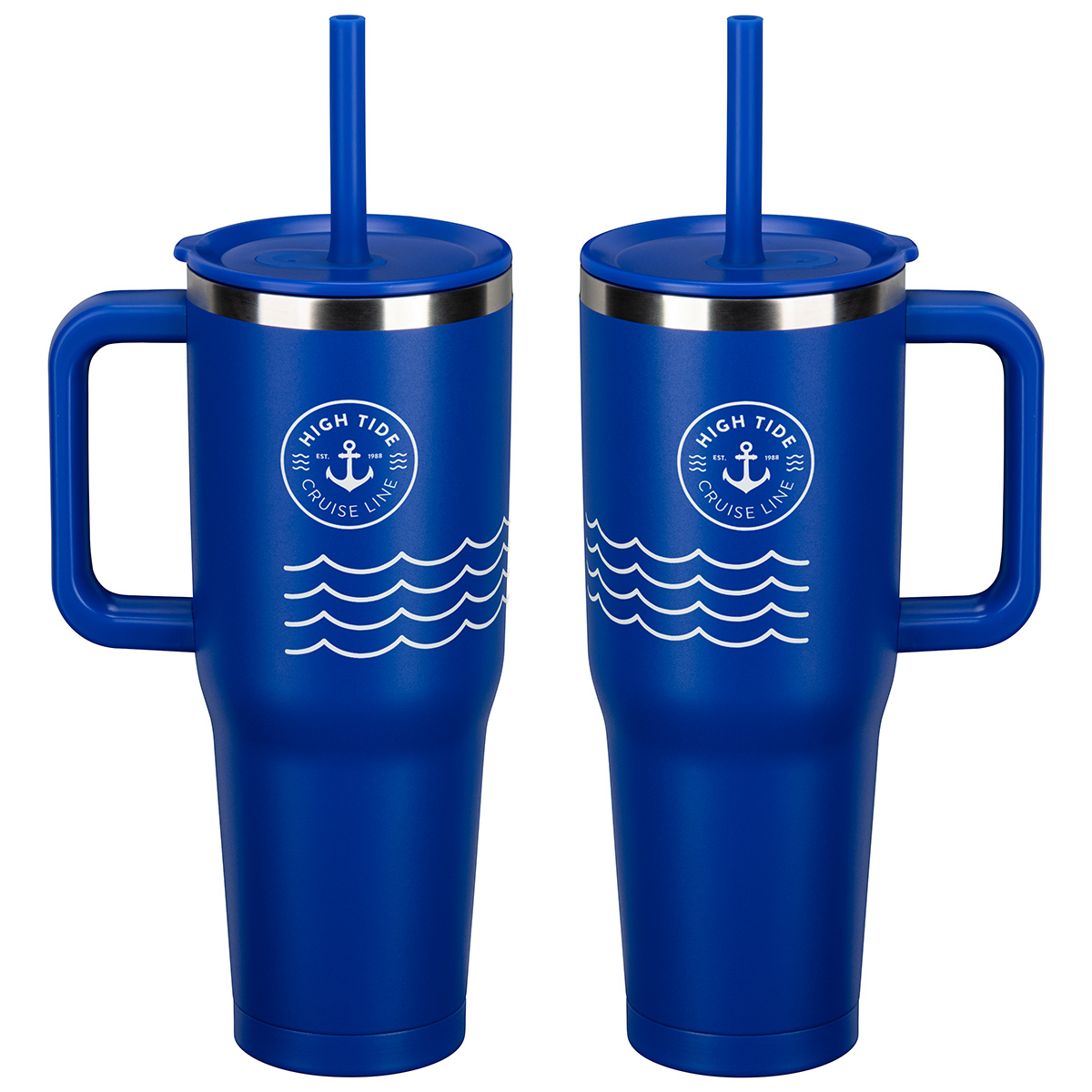 SENSO® Summit 40 oz Insulated Stainless Steel Travel Mug with Press-In Straw Lid 61