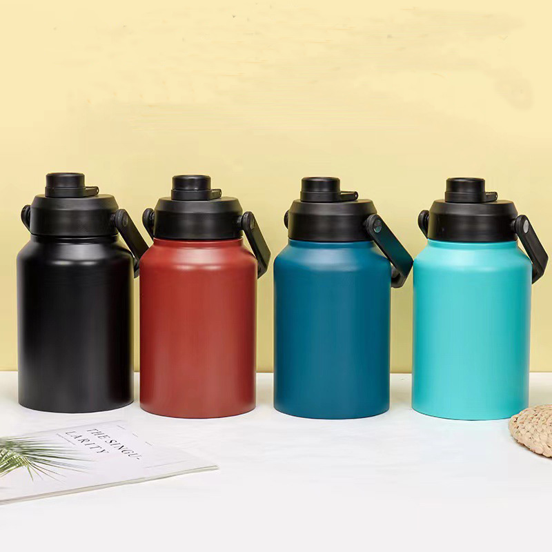 64 oz Stainless Steel Bottle, custom water bottle with logo imprint 2