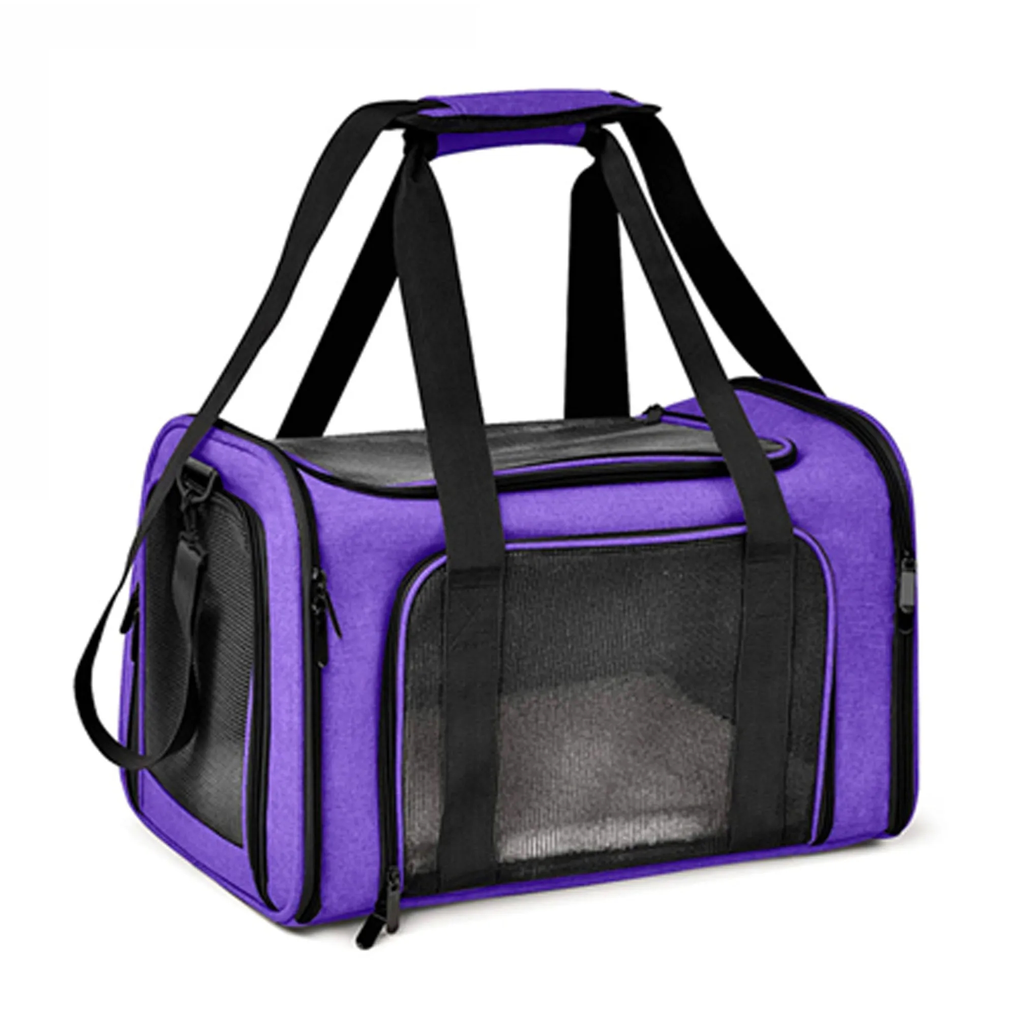 Folding Breathable Travel Pet Carrier Tote Bag 3