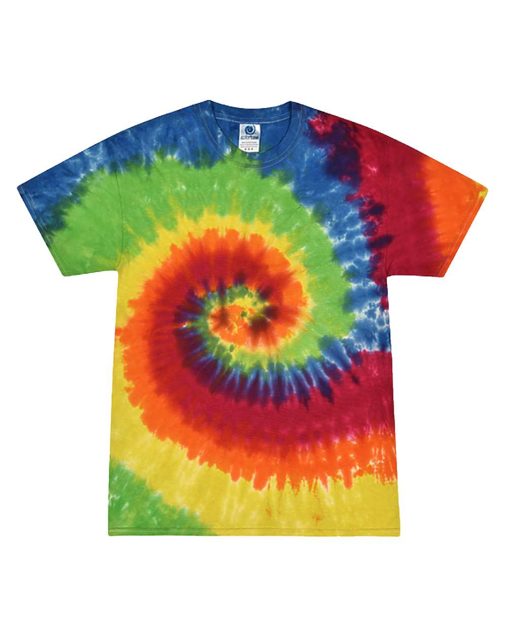 Unisex Multi-Color Tie-Dyed T-Shirt - 1000 279