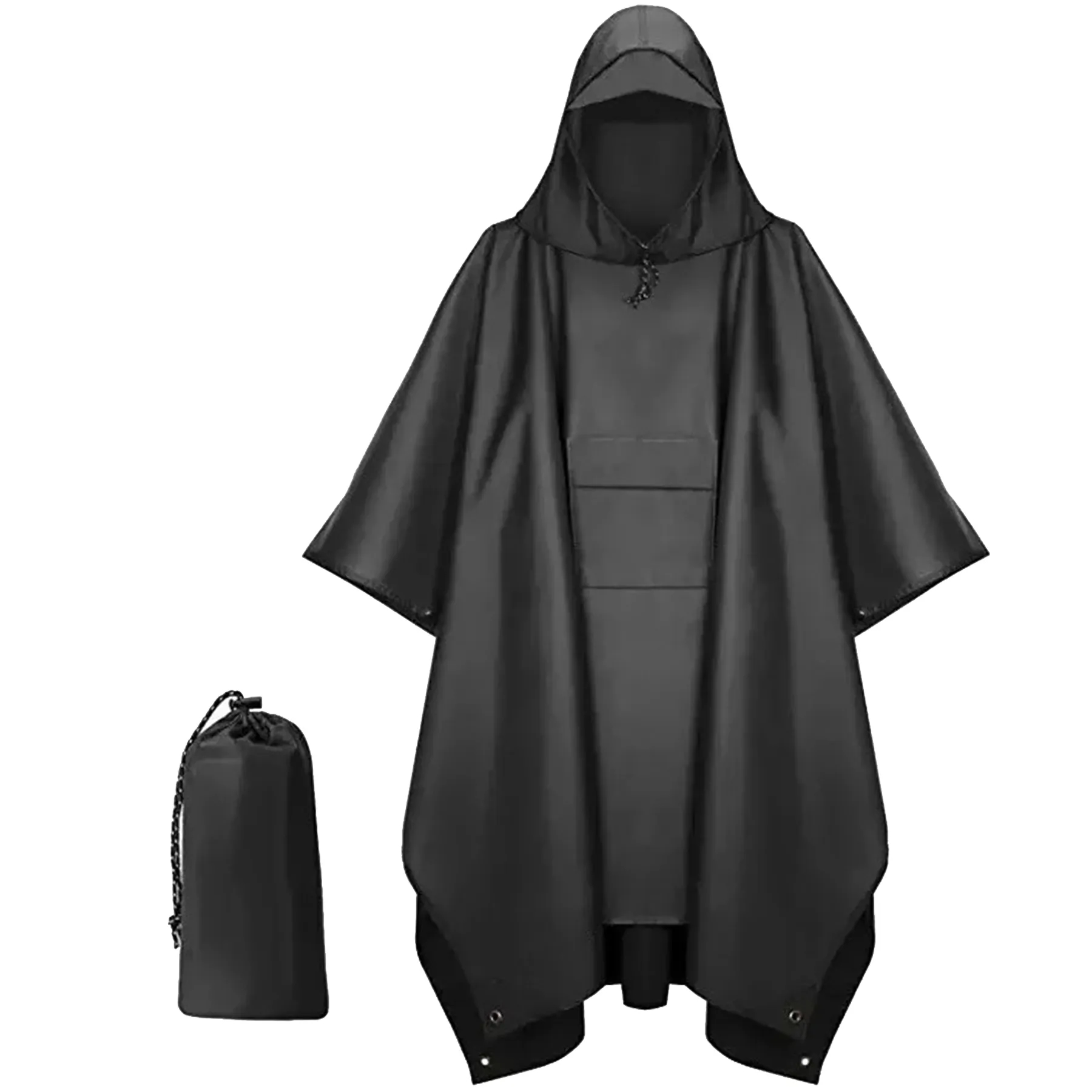 Pteromy Hooded Rain Poncho 6