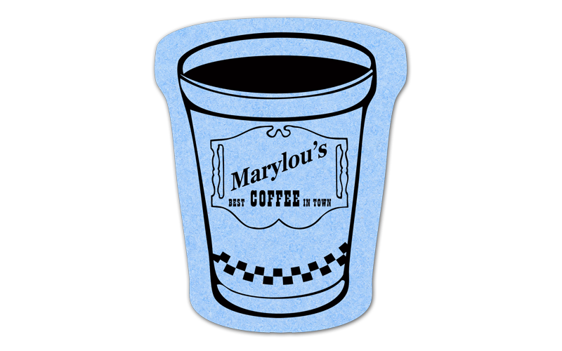 Coffee Cup Compressed Sponge