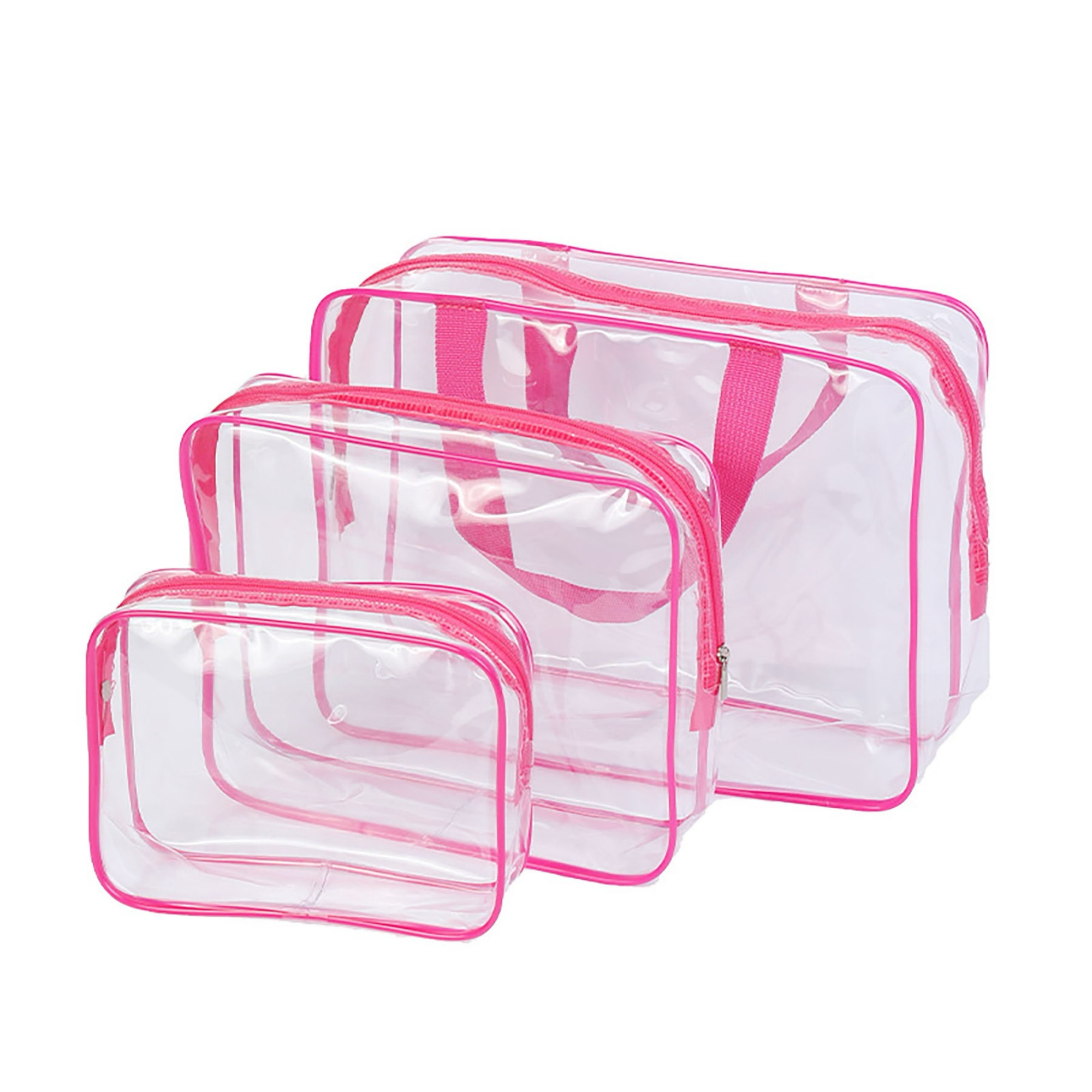 Portable Transparent PVC Toiletry Storage Bag 14