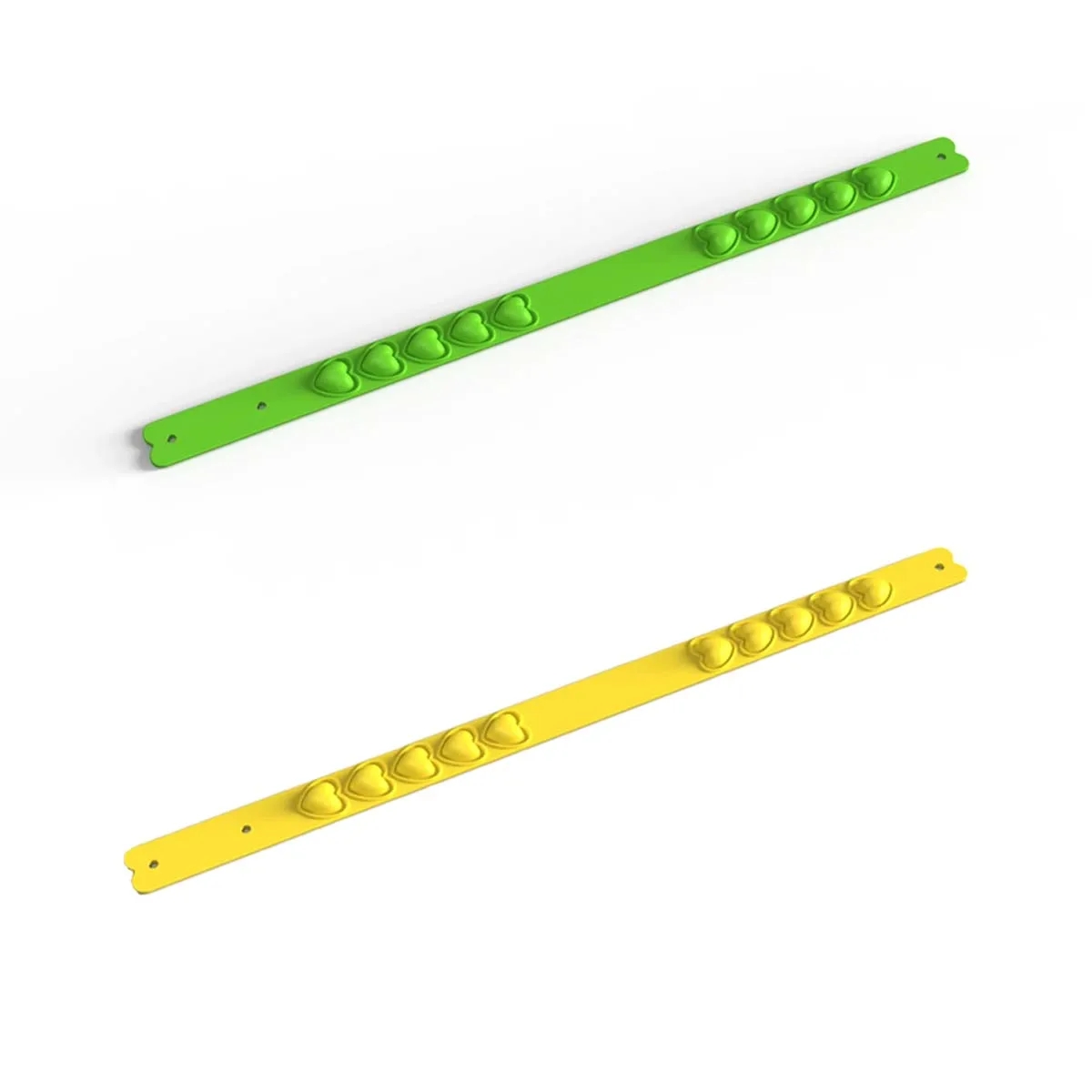 Custom Branded Silicone Keychain Wristband 5