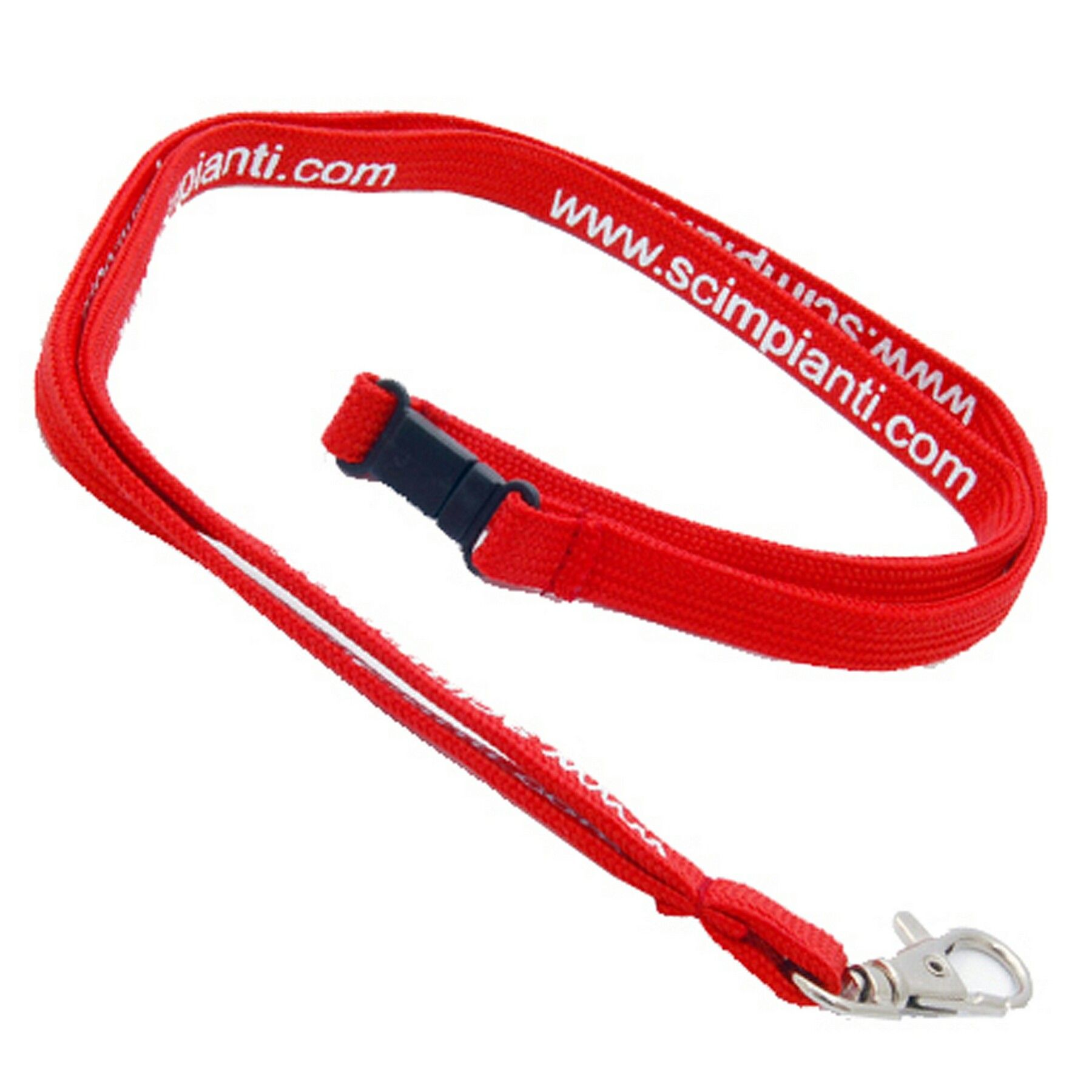 Silkscreen Polyester Lanyard - 3/8 inch 2
