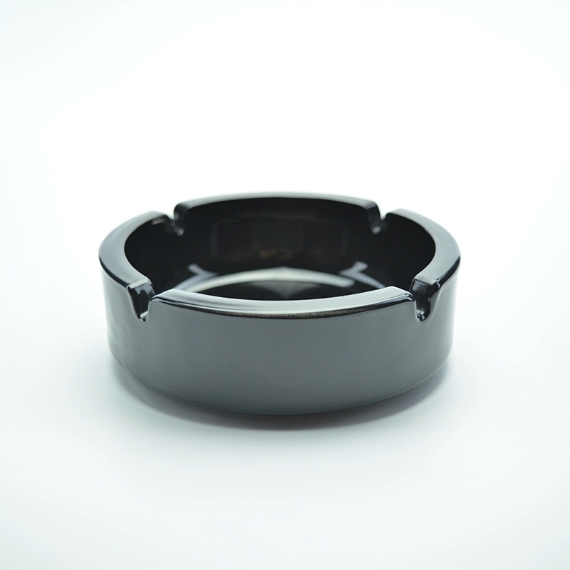 Custom Black Glass Ashtrays for Cigarettes 7