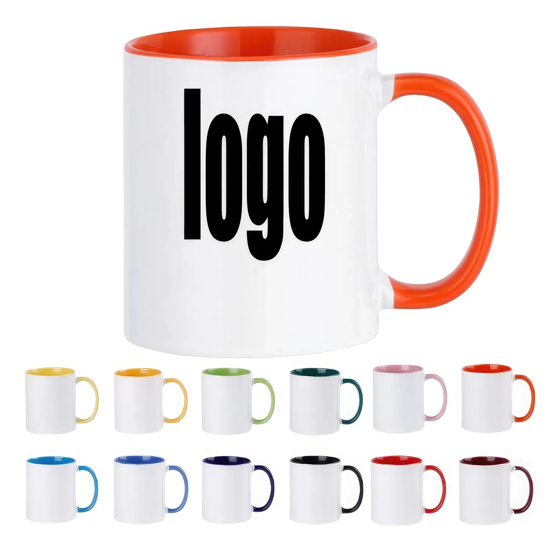 11.8 oz Ceramic Coffee Mug Gift Logo Cup 2