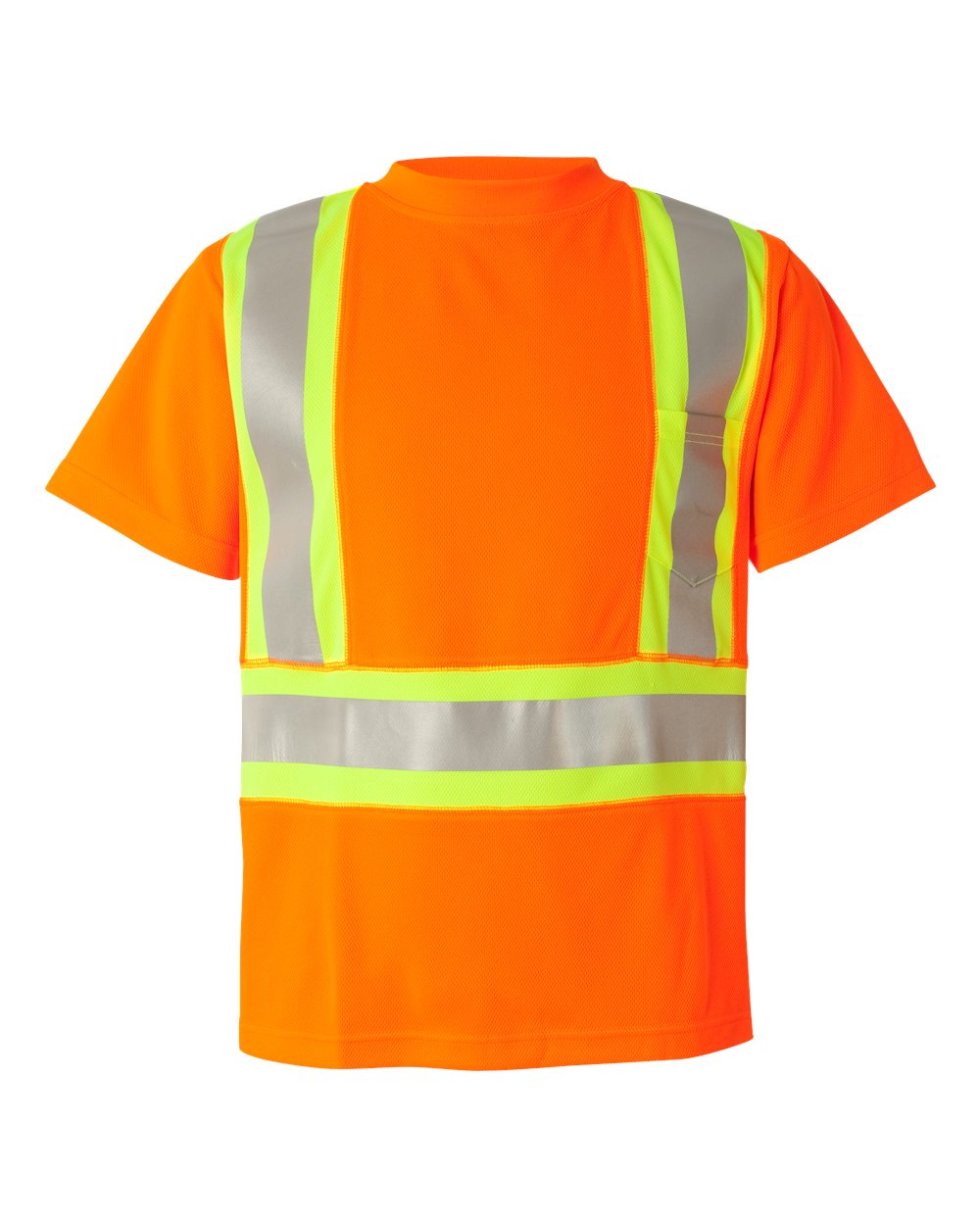 Unisex Class 2 Flat Stitch Self-Fabric Panels T-Shirt - 9120-9121 4