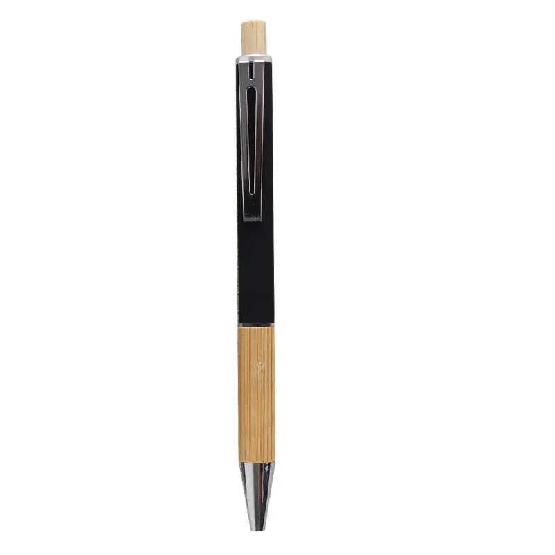Bamboo Aluminum soft touch ballpoint pen 8