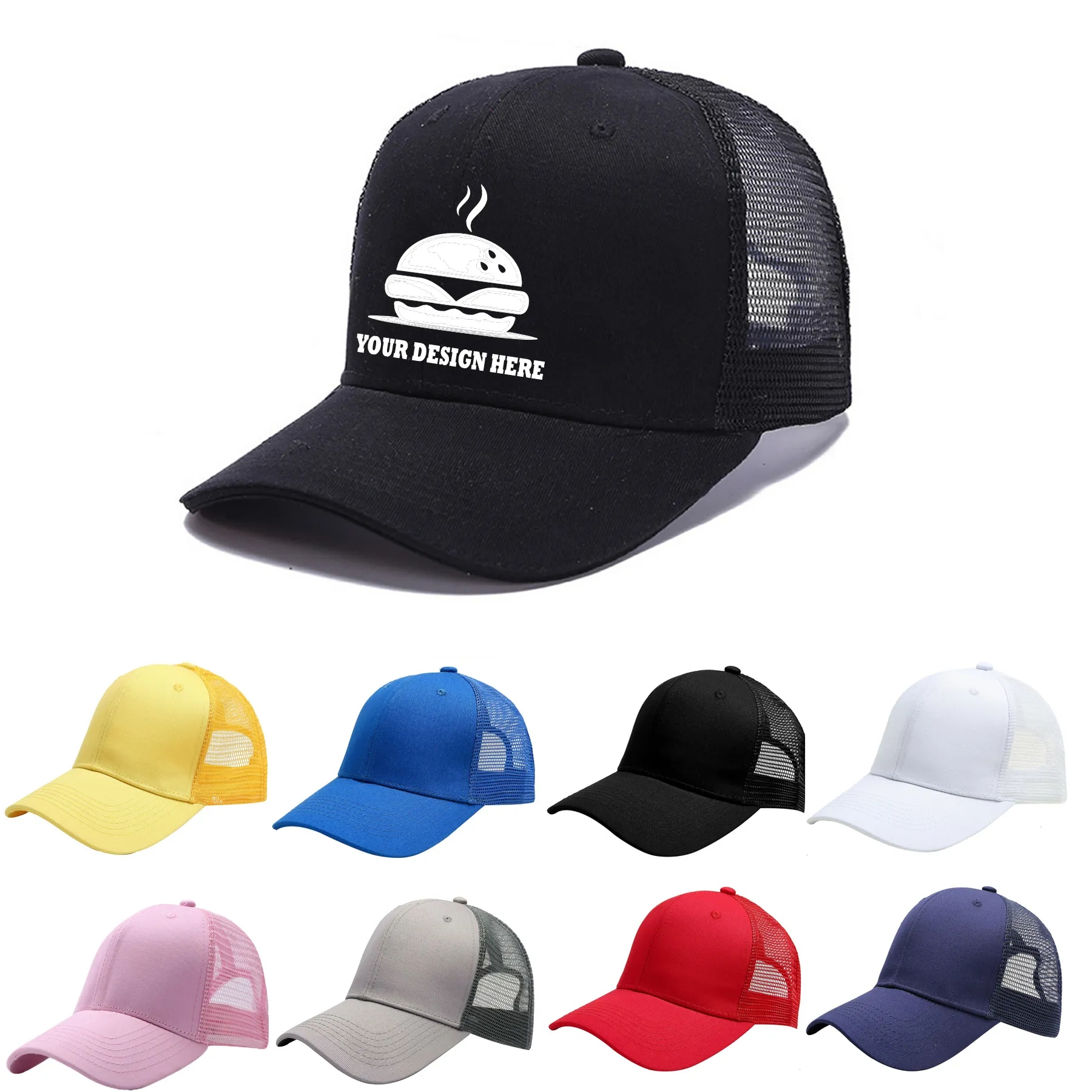 Embroidery Baseball Cap Mesh Hats 3