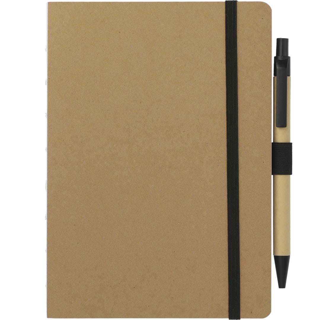 FSC® Recycled 5" x 7" Notebook and Pen Set 30