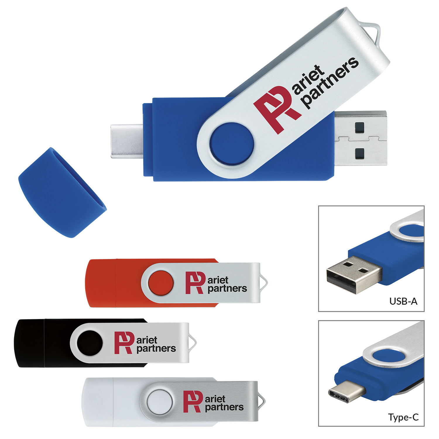 Universal Source® 8 GB On The Go USB 2.0 Flash Drive - Type C 9