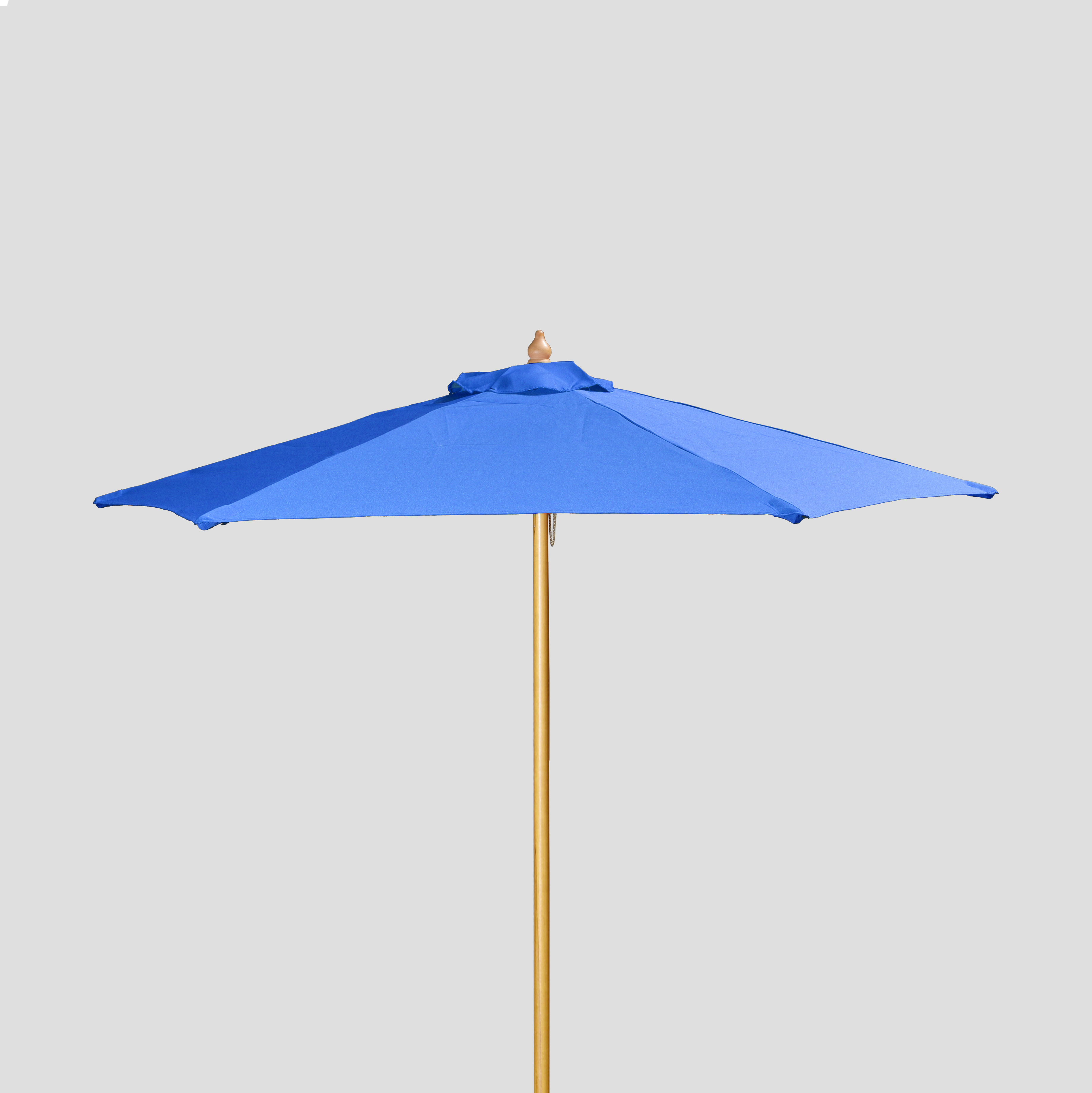 7' Wood Market Umbrella