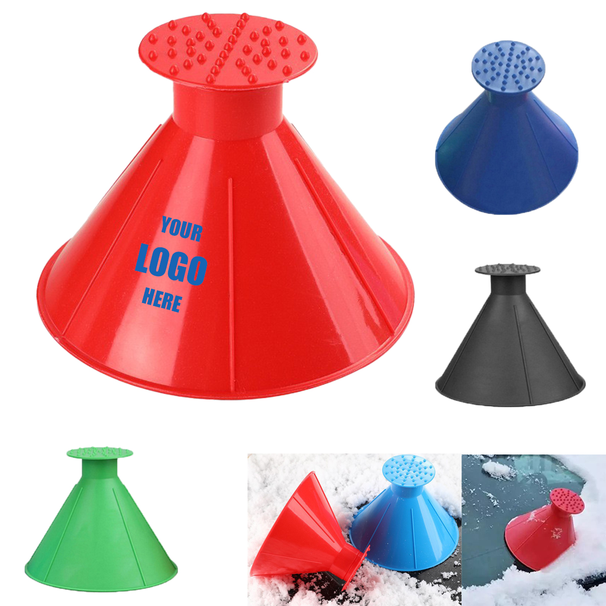 Windshield Funnel Ice Scraper 1